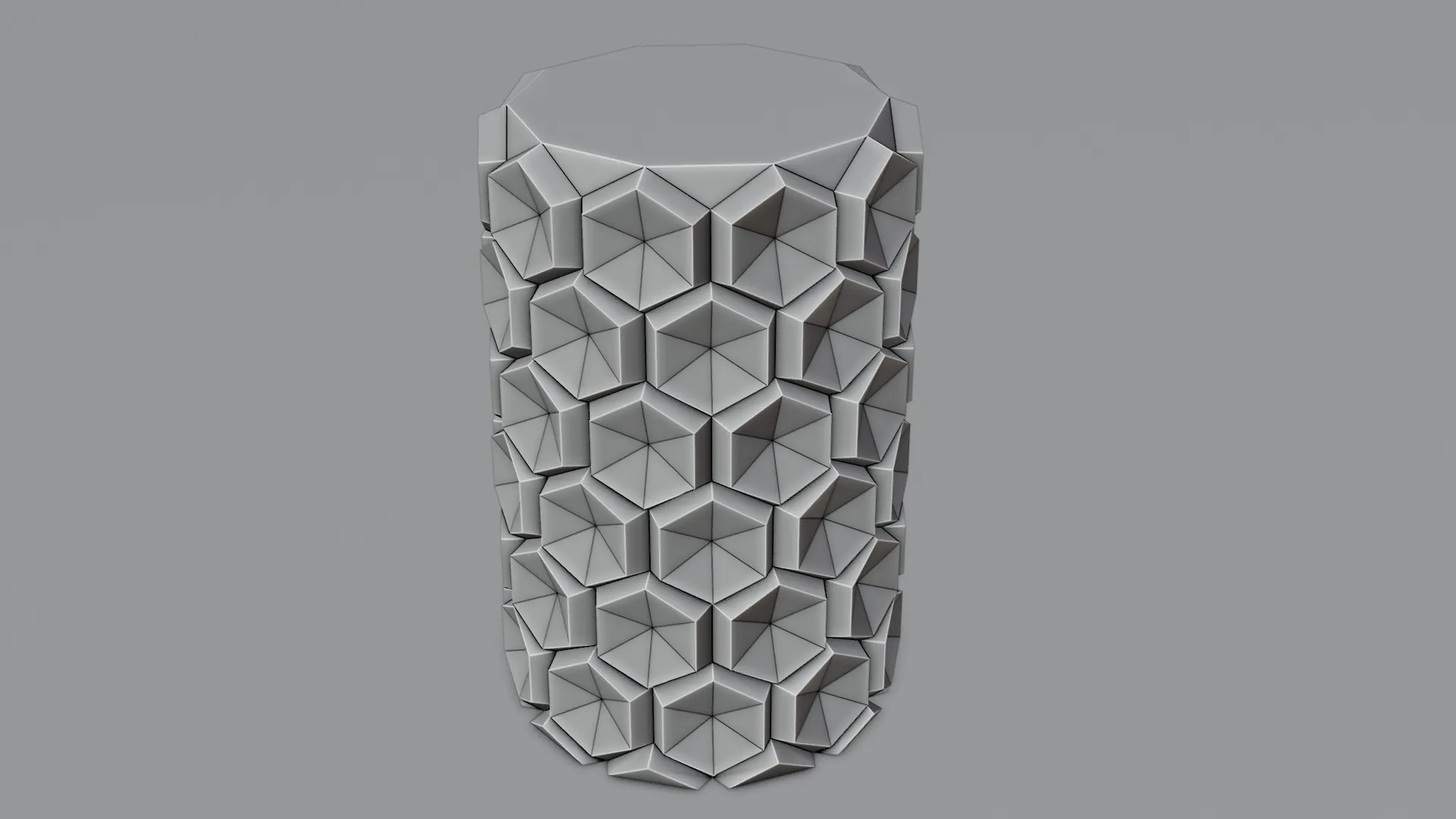 Bình hoa hình lục giác thiết kế hiện đại