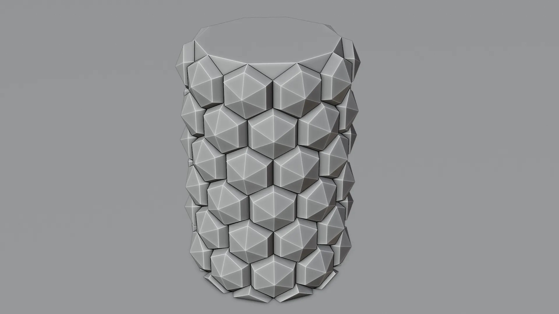 Bình hoa hình lục giác thiết kế hiện đại