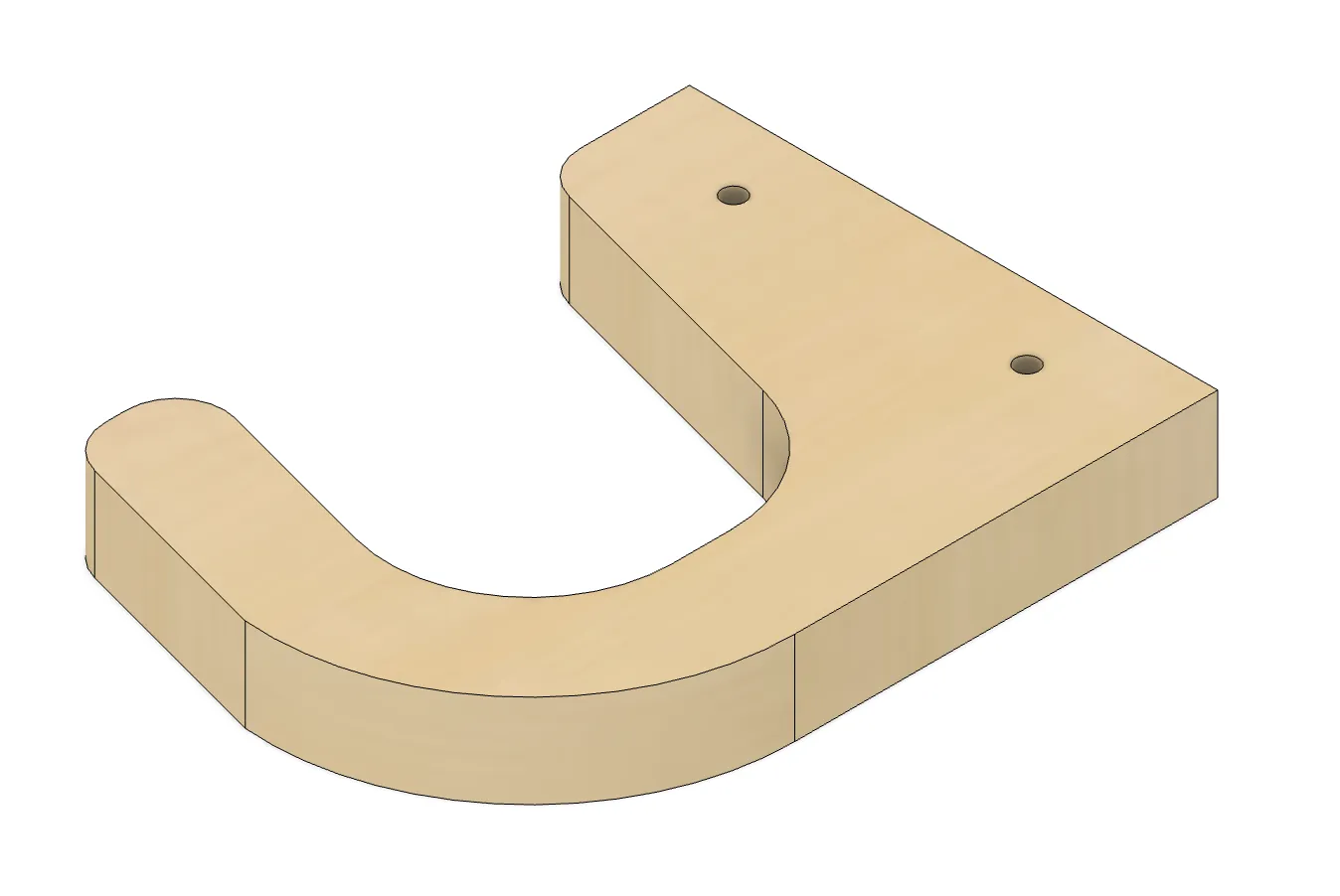 Giá treo xe đạp bằng gỗ plywood ¾