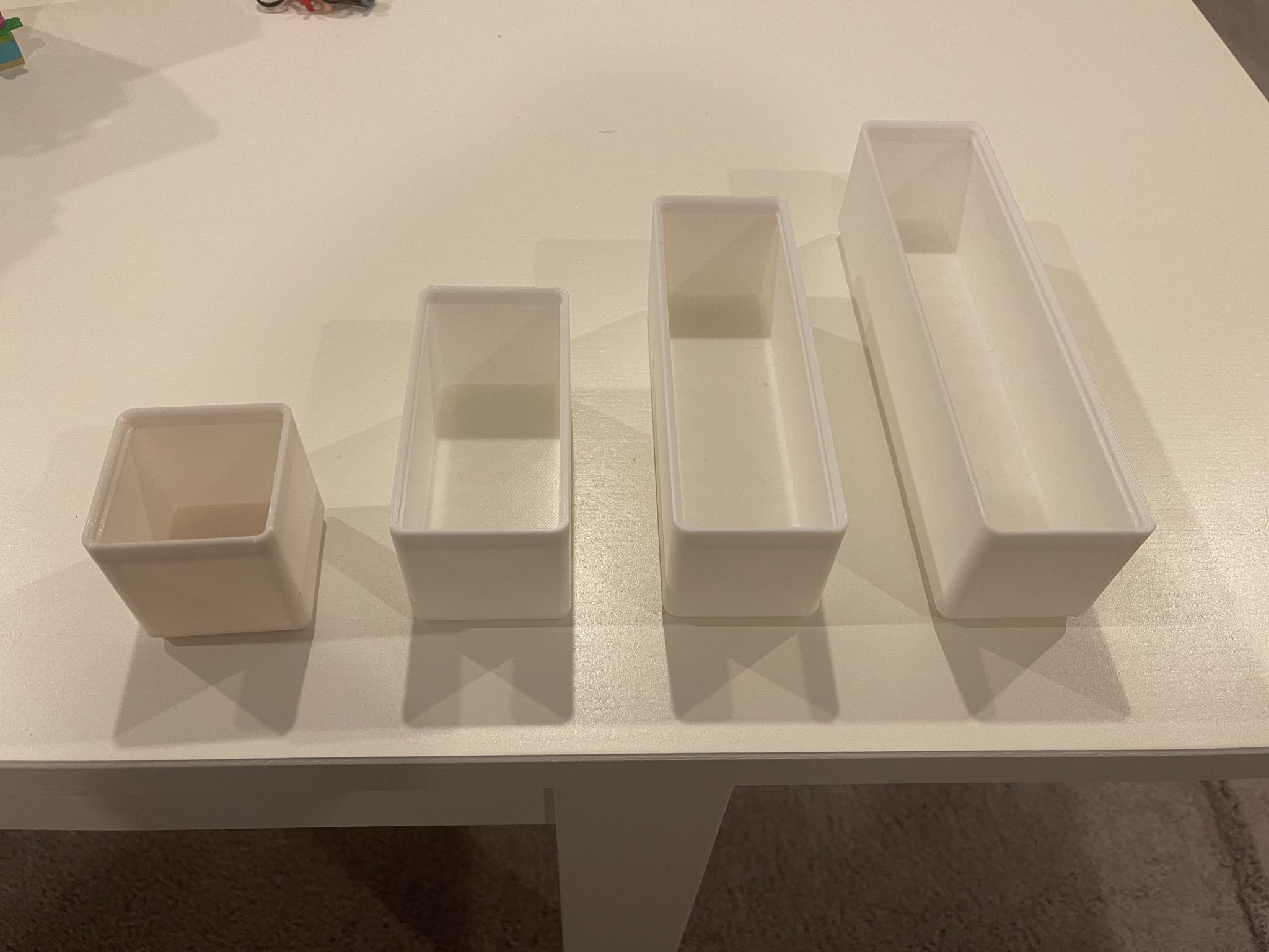 Khung và hộp chứa "Gridfinity Like" phù hợp với ngăn kéo IKEA Ale...