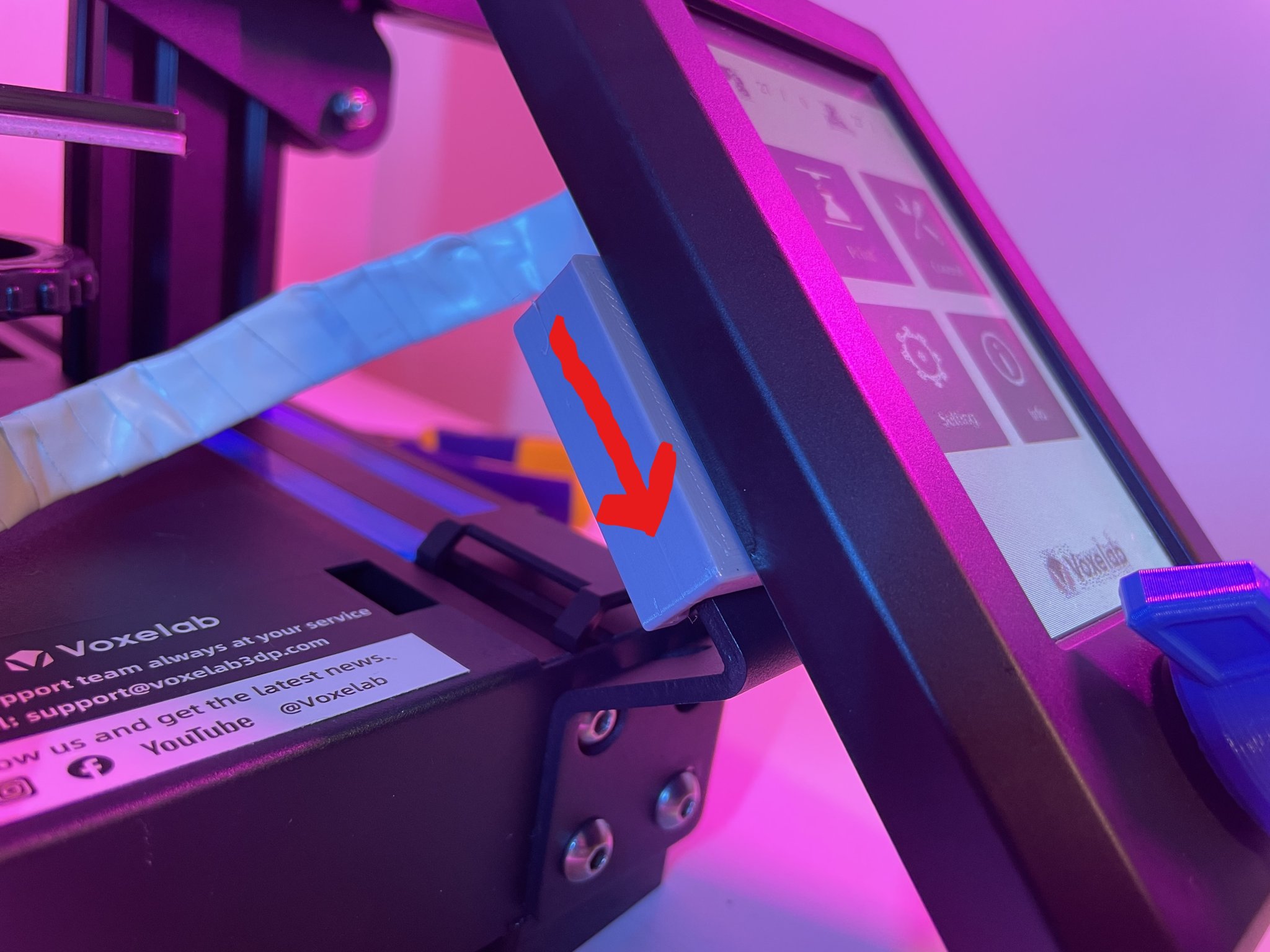 Giá đỡ màn hình rời cho Voxelab Aquila X2