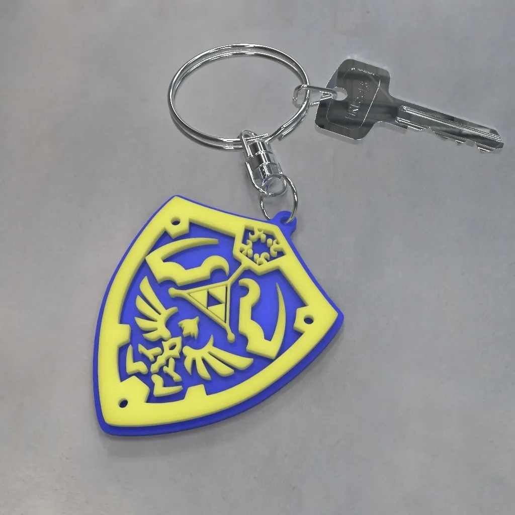 Móc khóa khiên Hylian từ The Legend Of Zelda