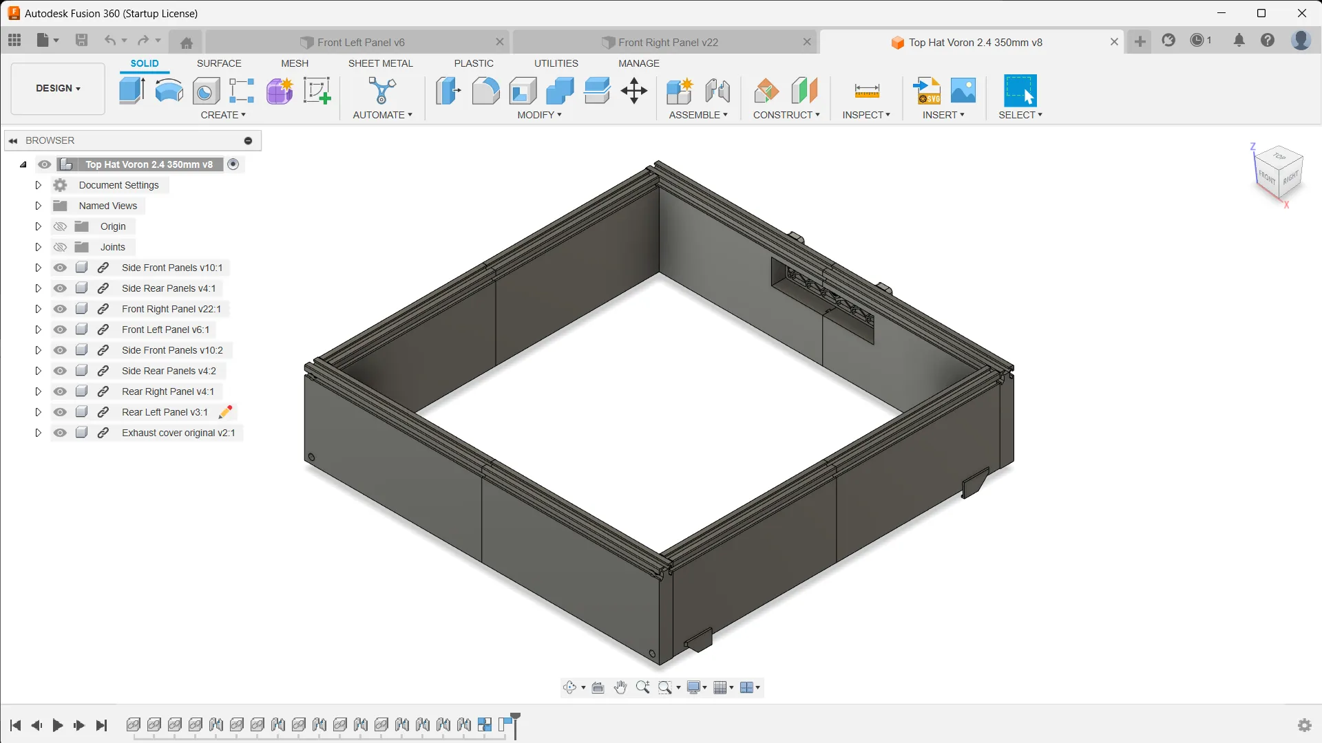 Mở rộng chiều cao khối in cho Voron 2.4 bằng Top Hat