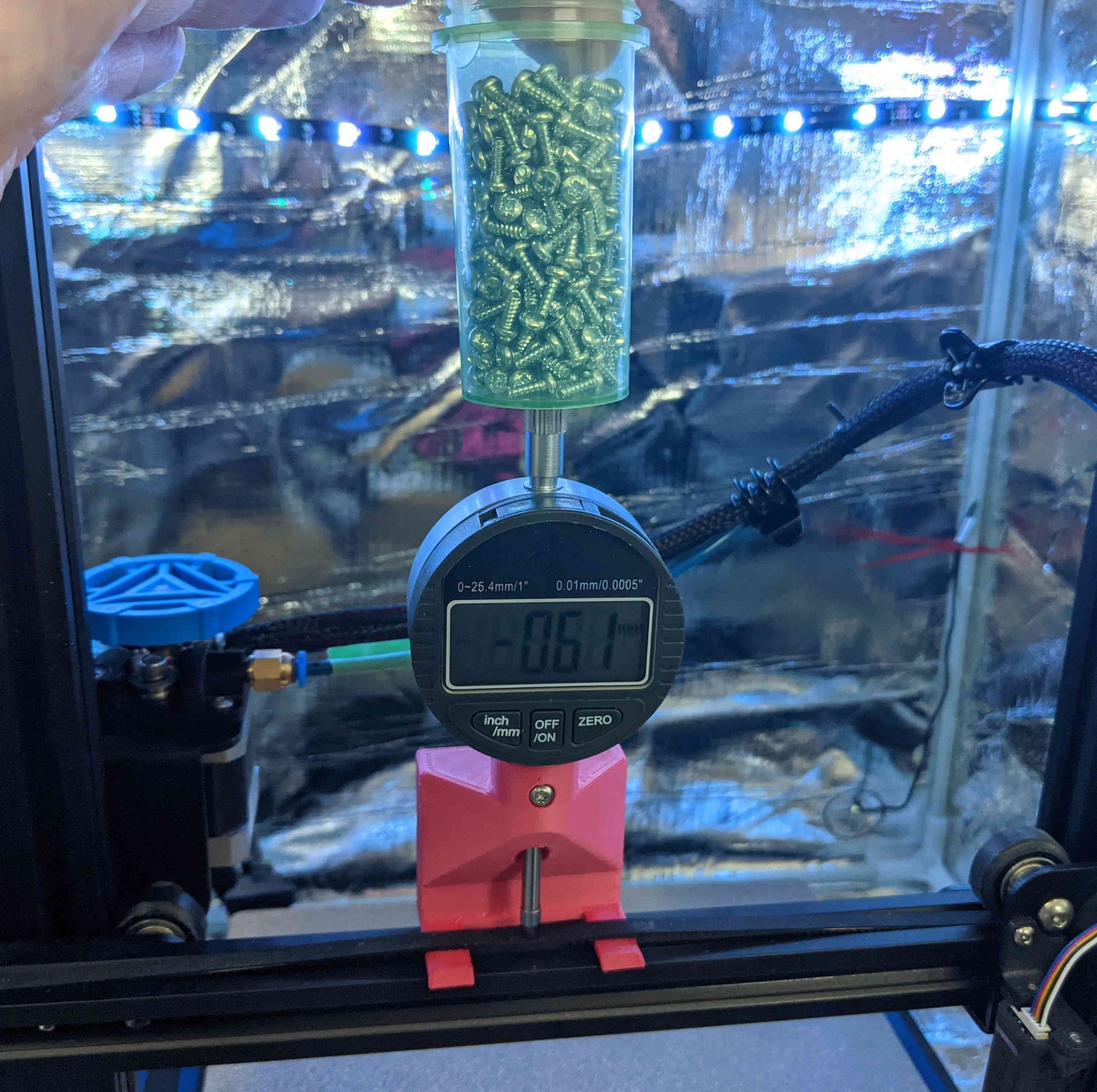 Máy đo độ căng dây đai sử dụng đồng hồ đo cơ khí