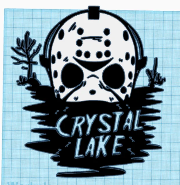 Nghệ thuật tường Camp Crystal Lake ngày thứ 13 tháng 10