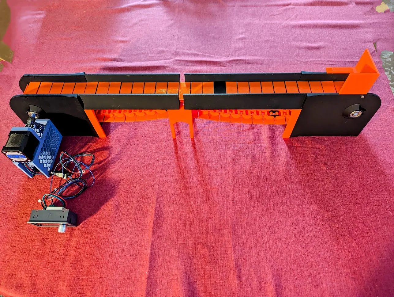 Băng tải xích cho việc xử lý phân từ máy in X1C