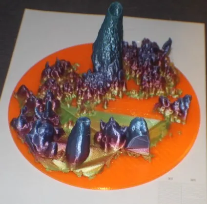 Bình biển khổng lồ trong cảnh quan san hô