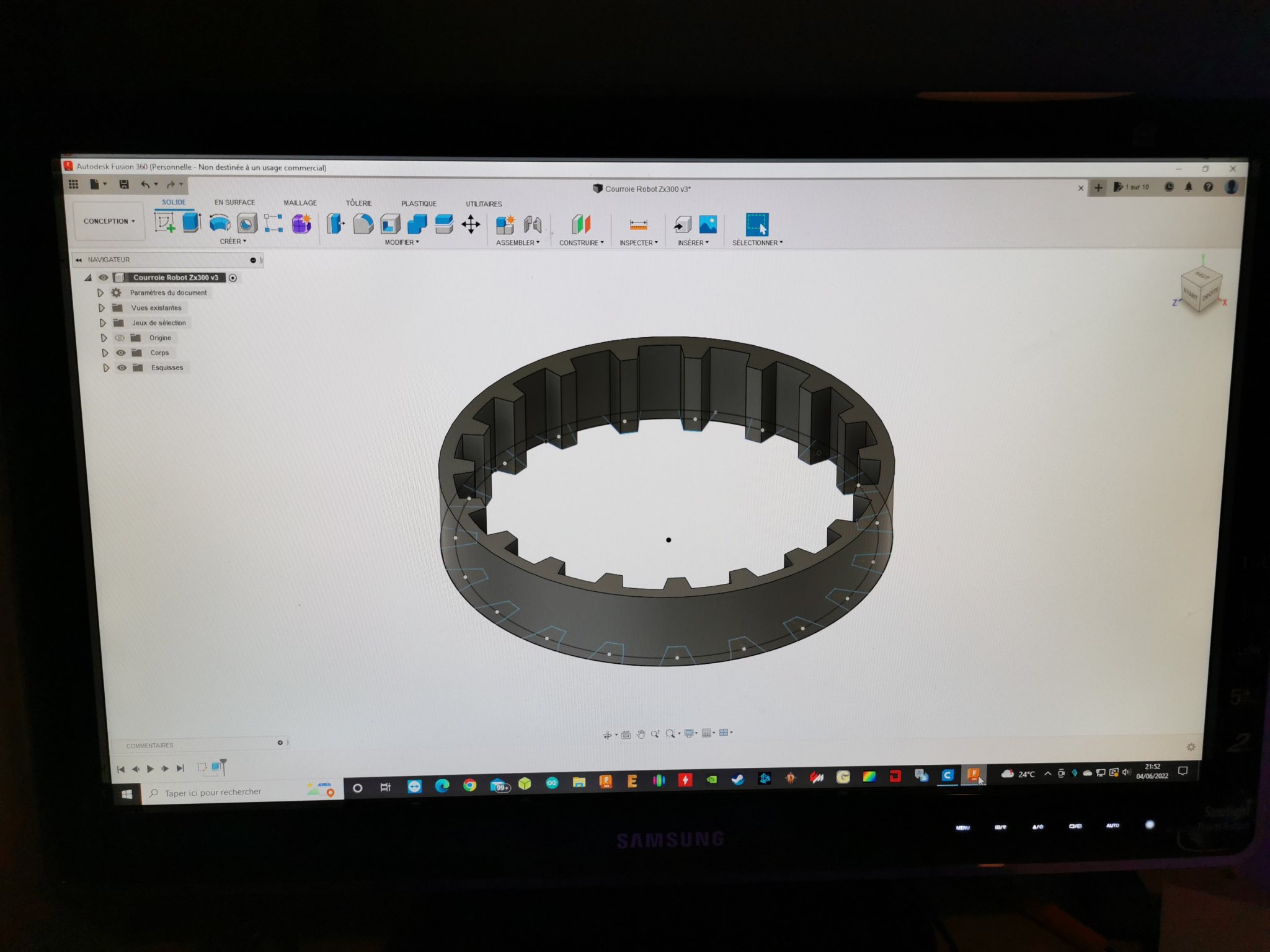 Dây đai cho robot Intex ZX300 bằng TPU 90A