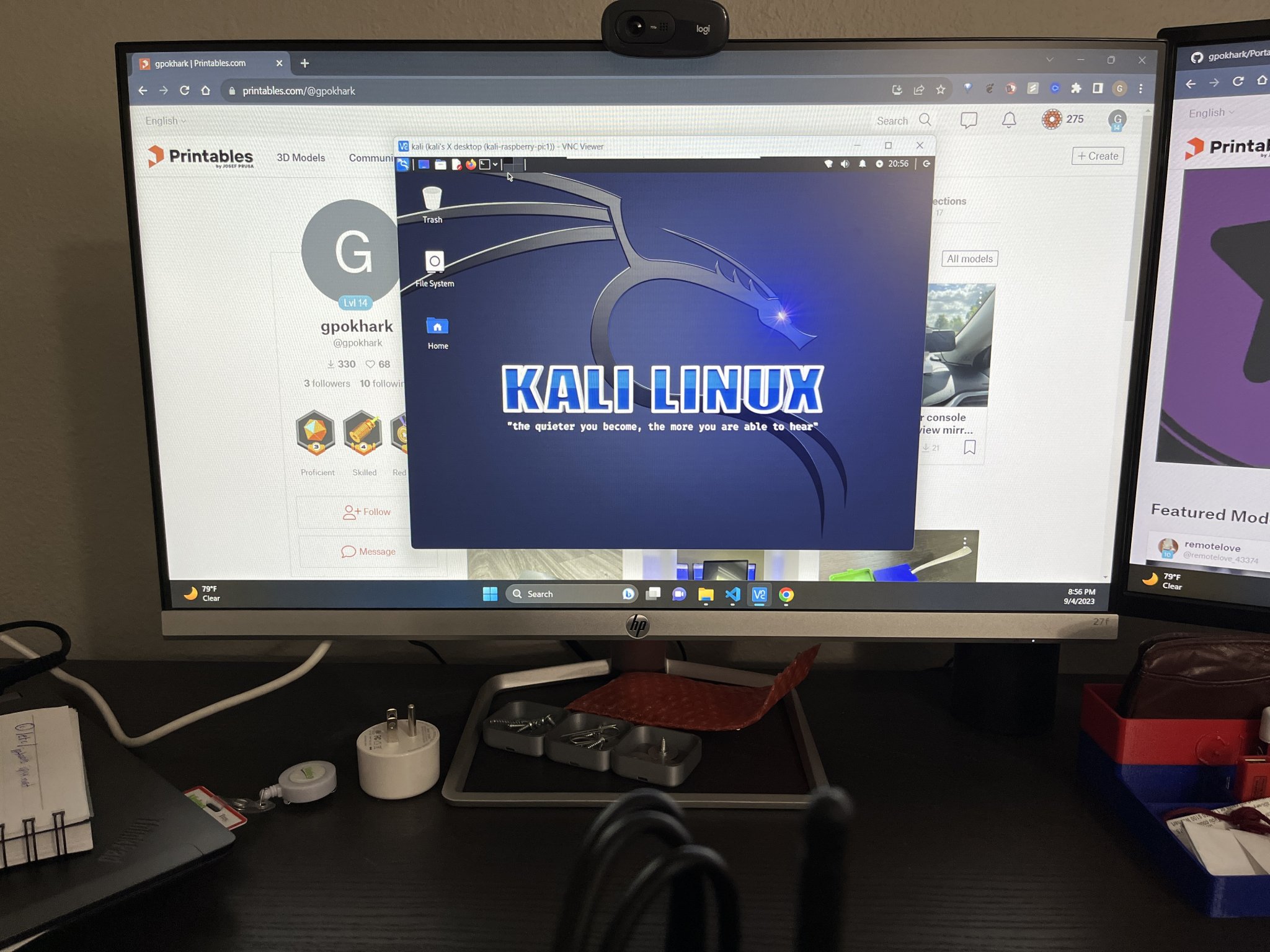 Hộp hacker di động - Caddy cho Raspberry Pi 4 Canakit