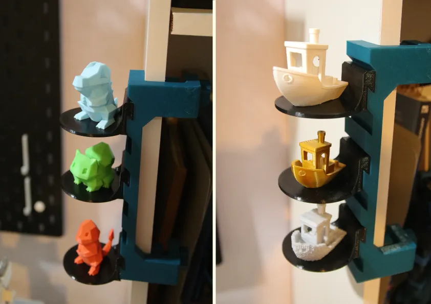 Giá treo hiển thị gắn tường theo kiểu French cleat