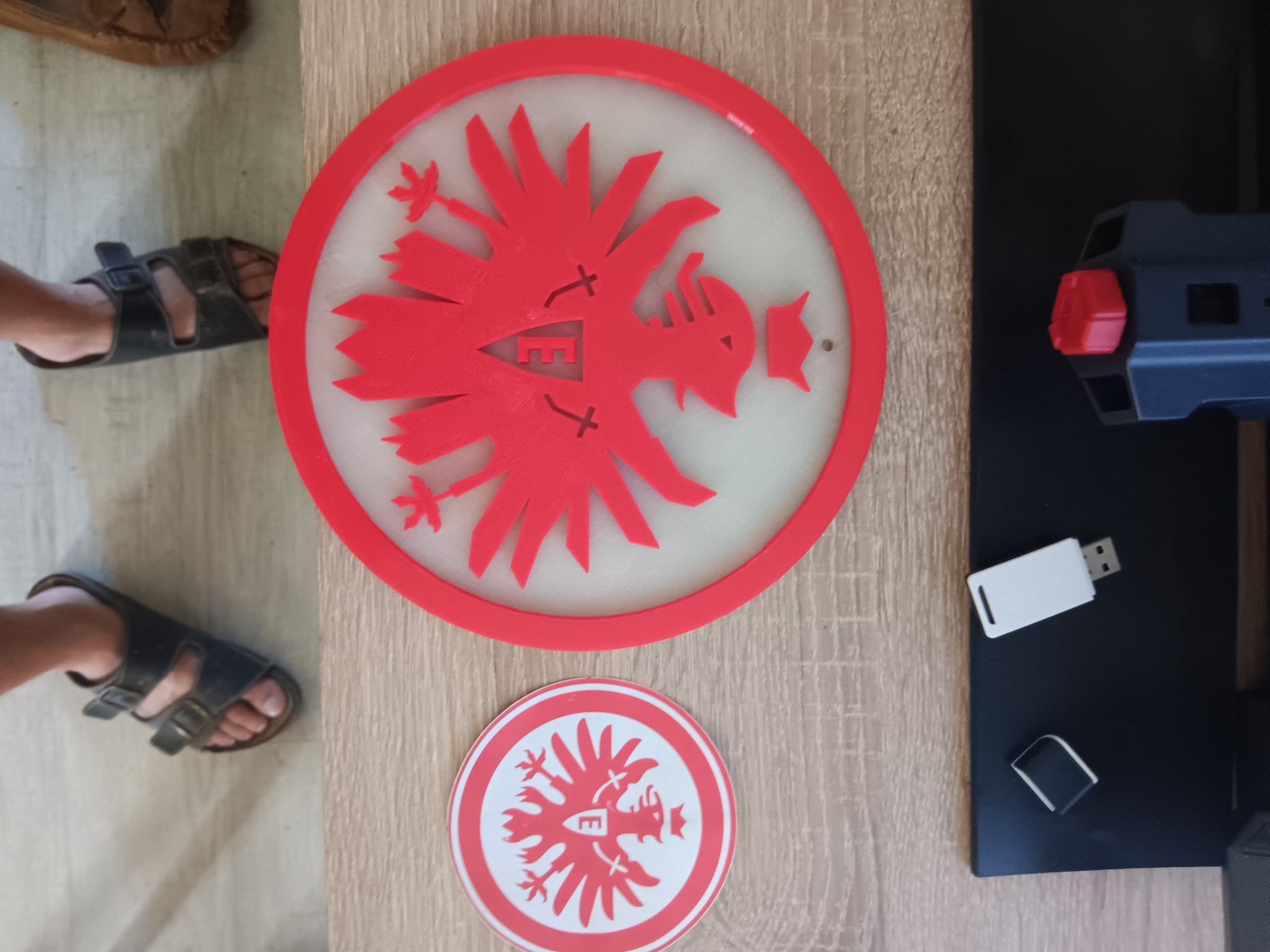 Biểu tượng SGE Eintracht Frankfurt với Attila