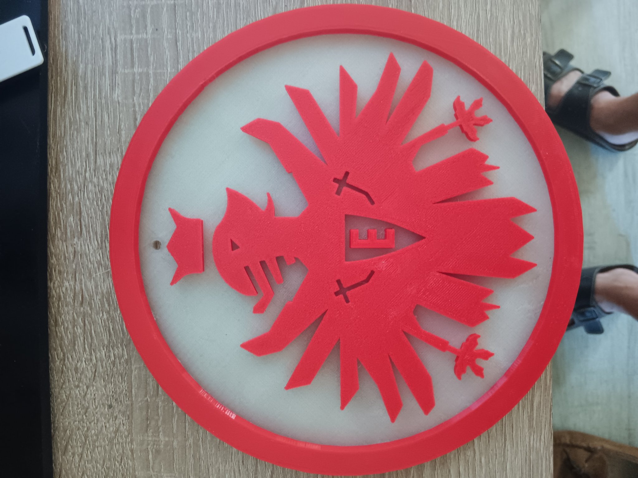 Biểu tượng SGE Eintracht Frankfurt với Attila