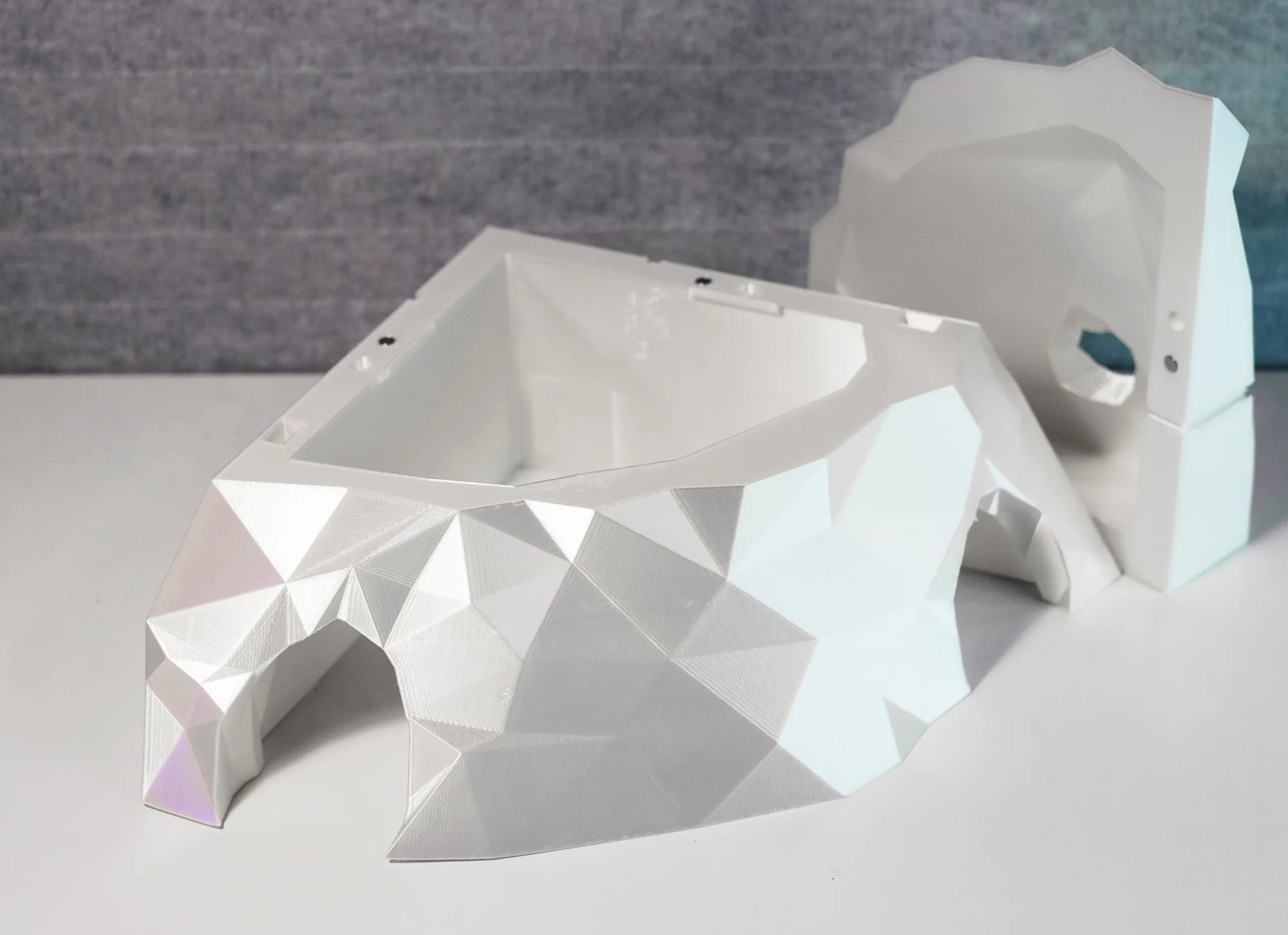 Hang Đá LowPoly cho Bò Sát trong Terrarium