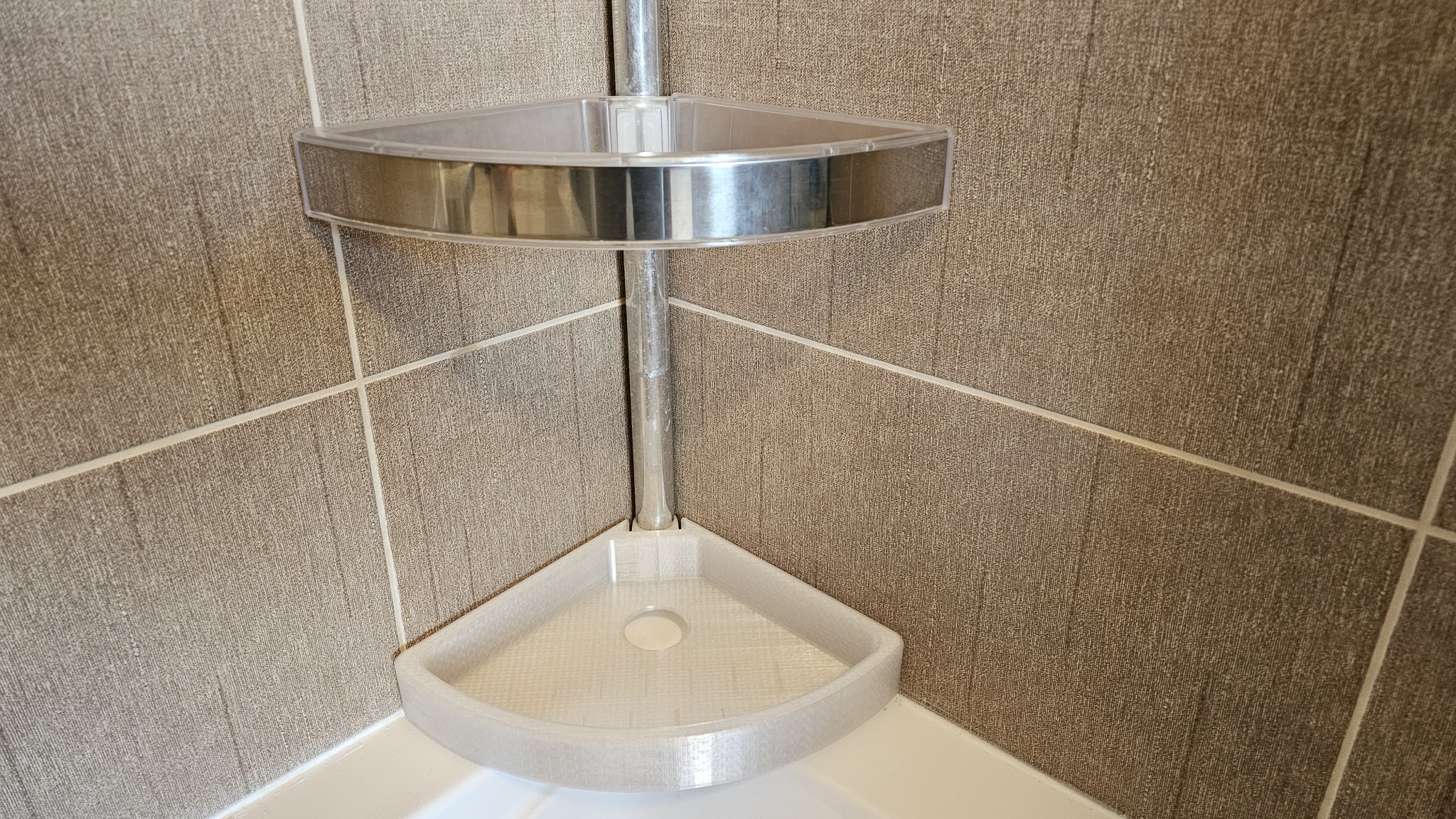 Giá đỡ góc phòng tắm Wenko Premium thay thế