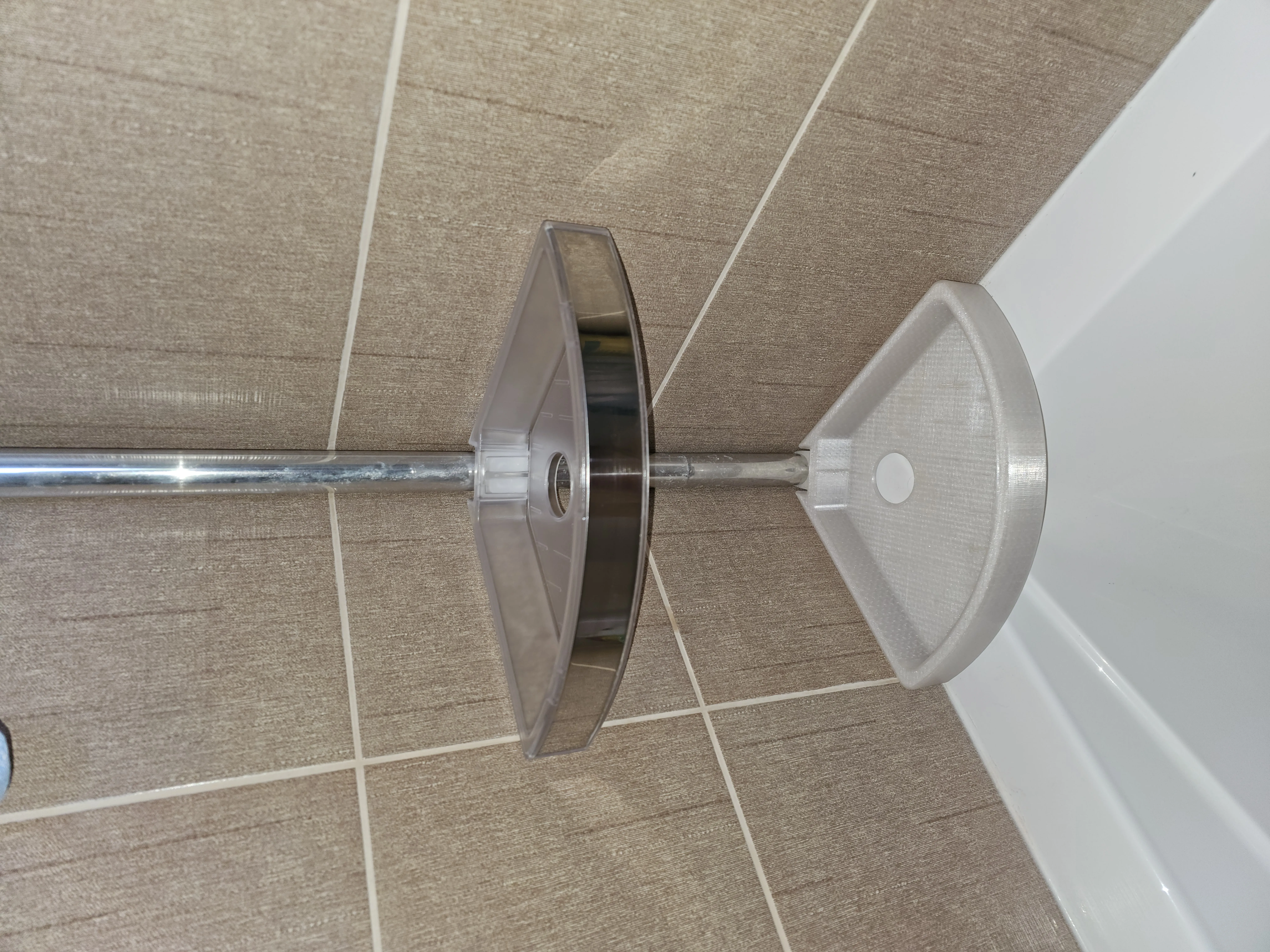 Giá đỡ góc phòng tắm Wenko Premium thay thế