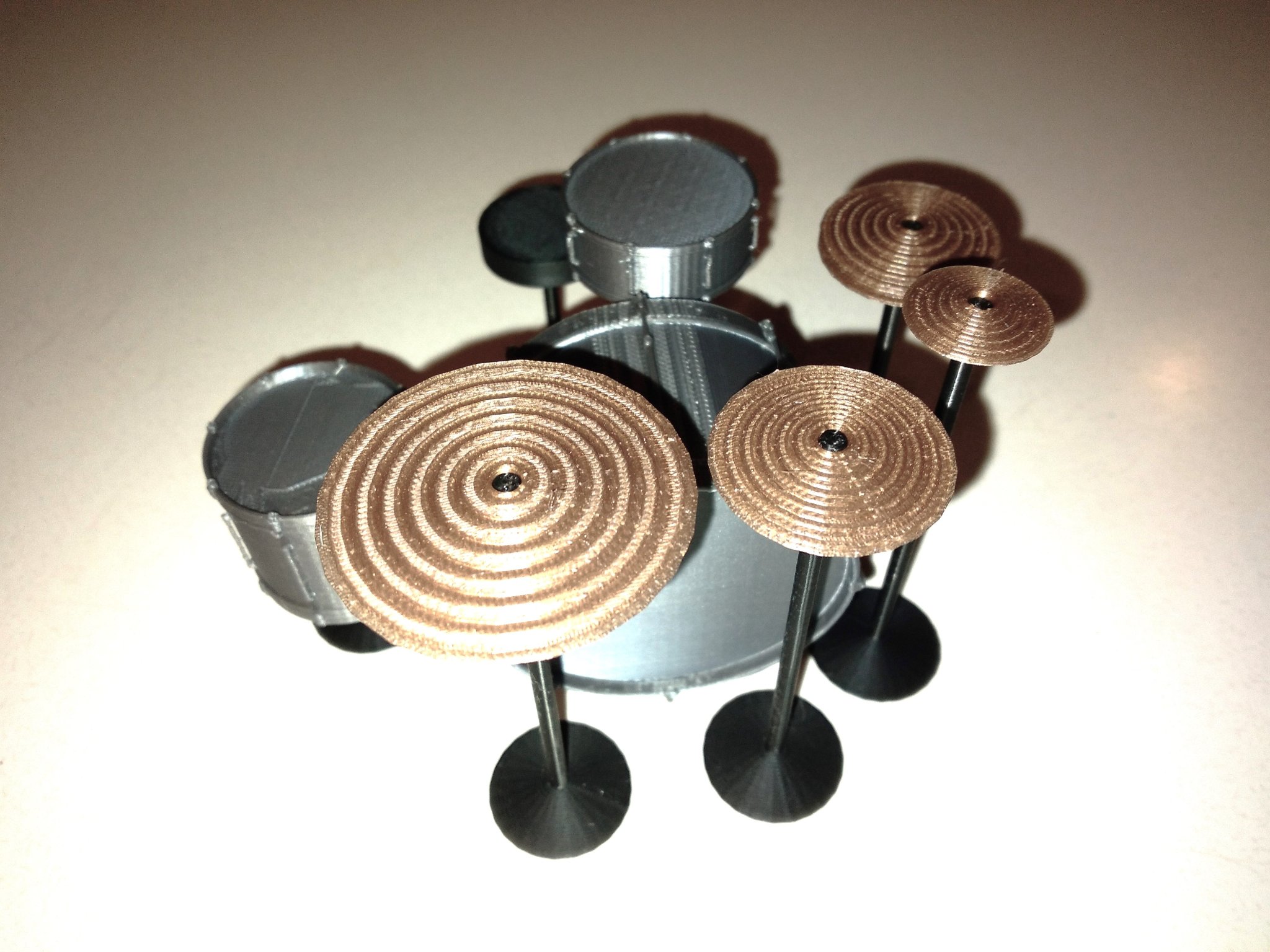 Bộ trống cho búp bê trong ngôi nhà búp bê