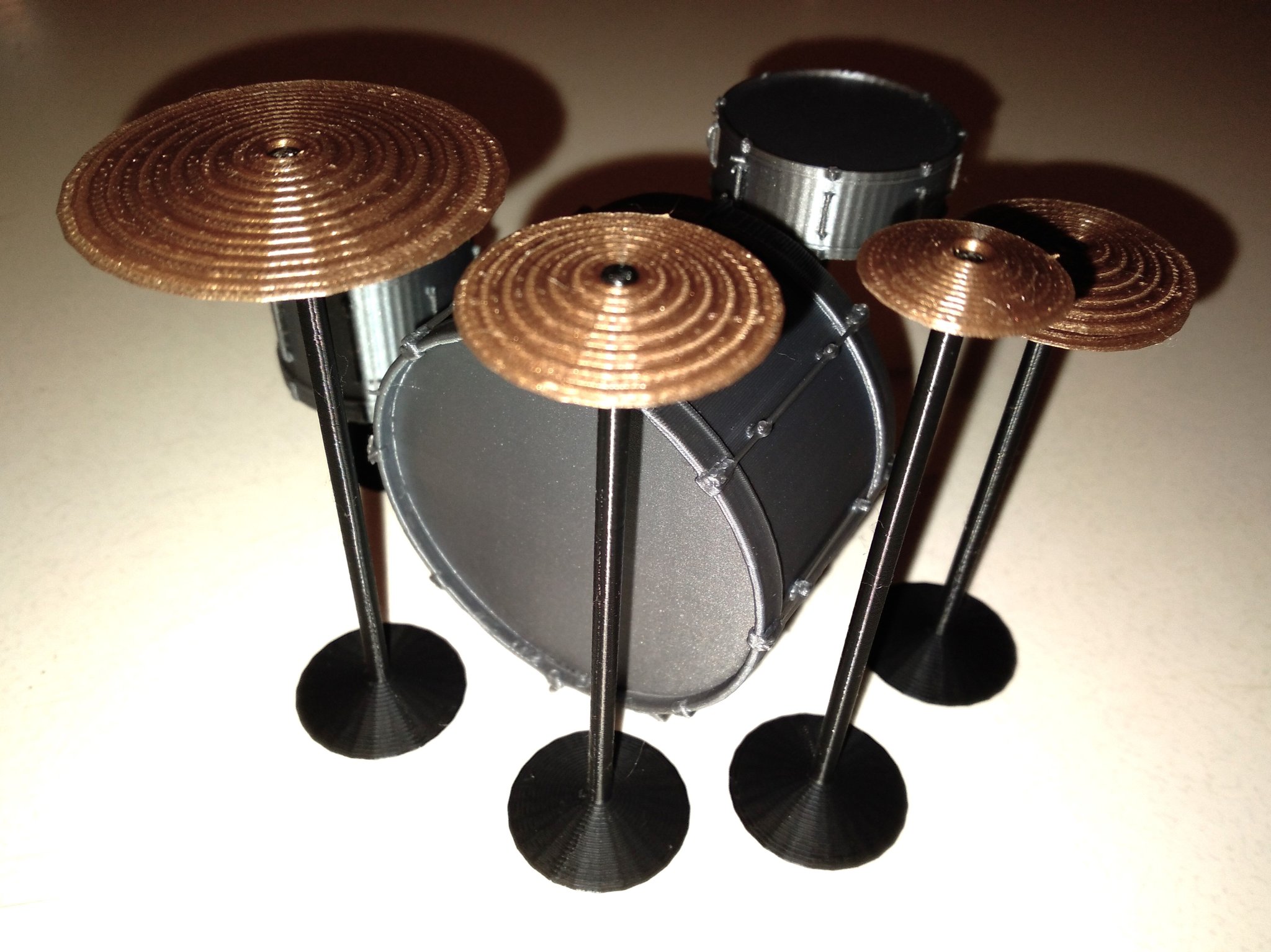 Bộ trống cho búp bê trong ngôi nhà búp bê