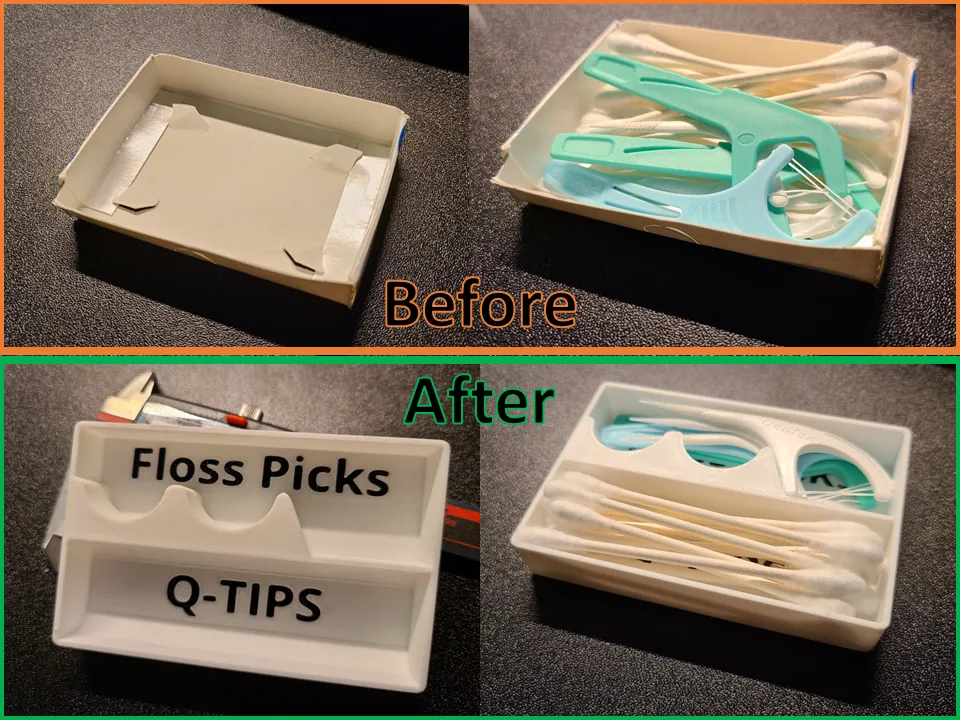Cải tiến hộp đựng Q-Tip cho chuyến du lịch chắc chắn hơn