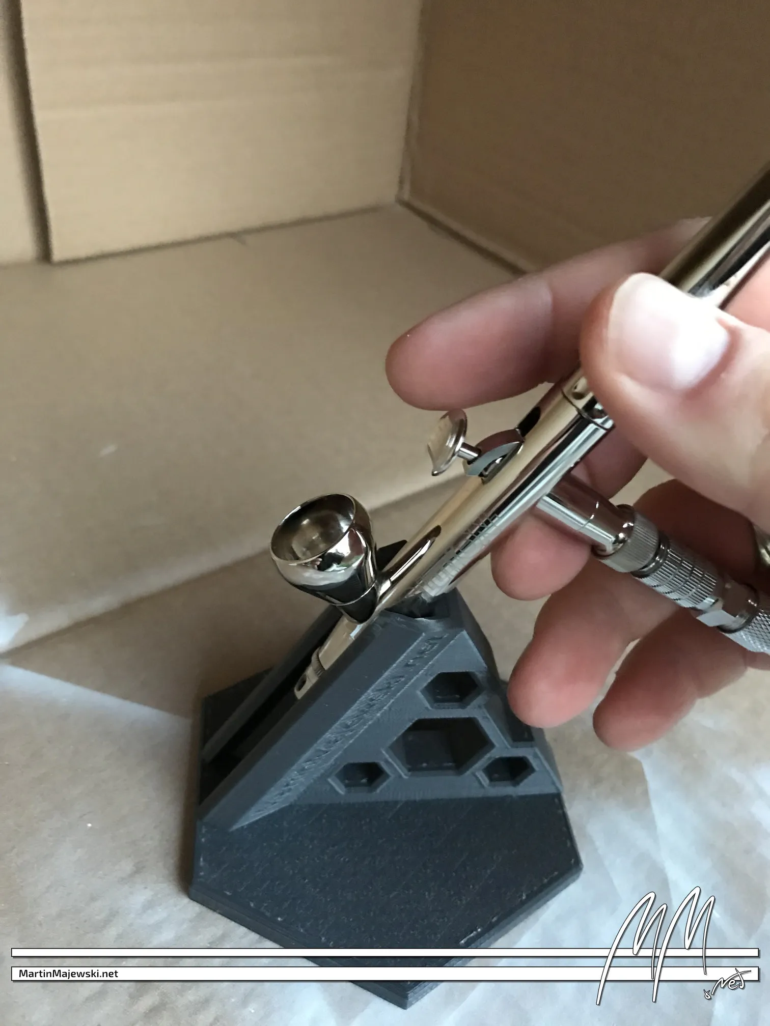 Giá đỡ airbrush HexDesign cho Harder & Steenback Evolution Silverline