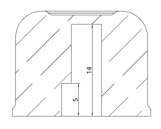 Núm điều chỉnh cho bộ mã hóa quay và biến trở 6mm