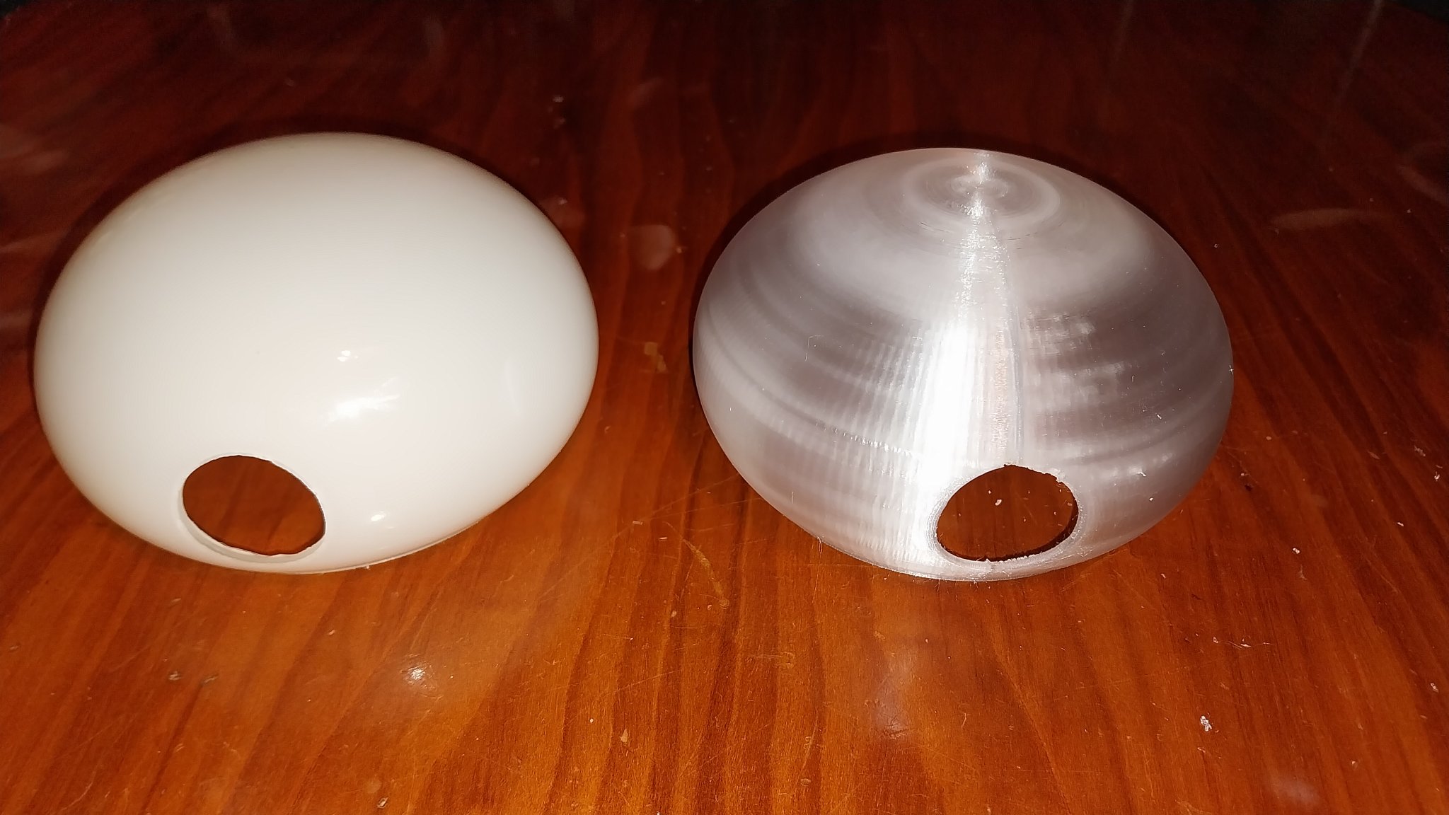 Thay thế chao đèn bằng PETG trong suốt