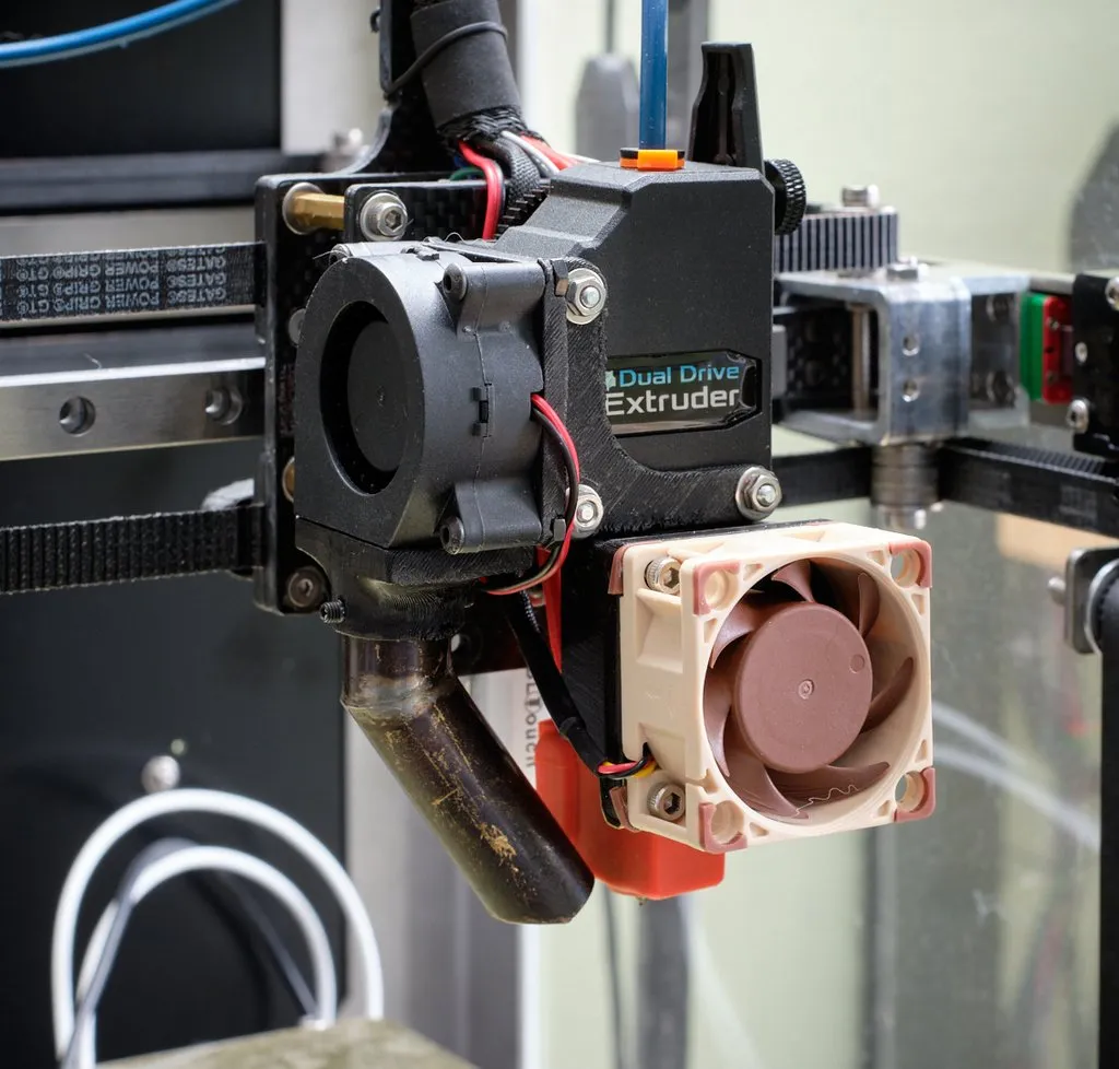 Giá đỡ Noctua 40mm cho đầu in Volcano trên Seckit Cube