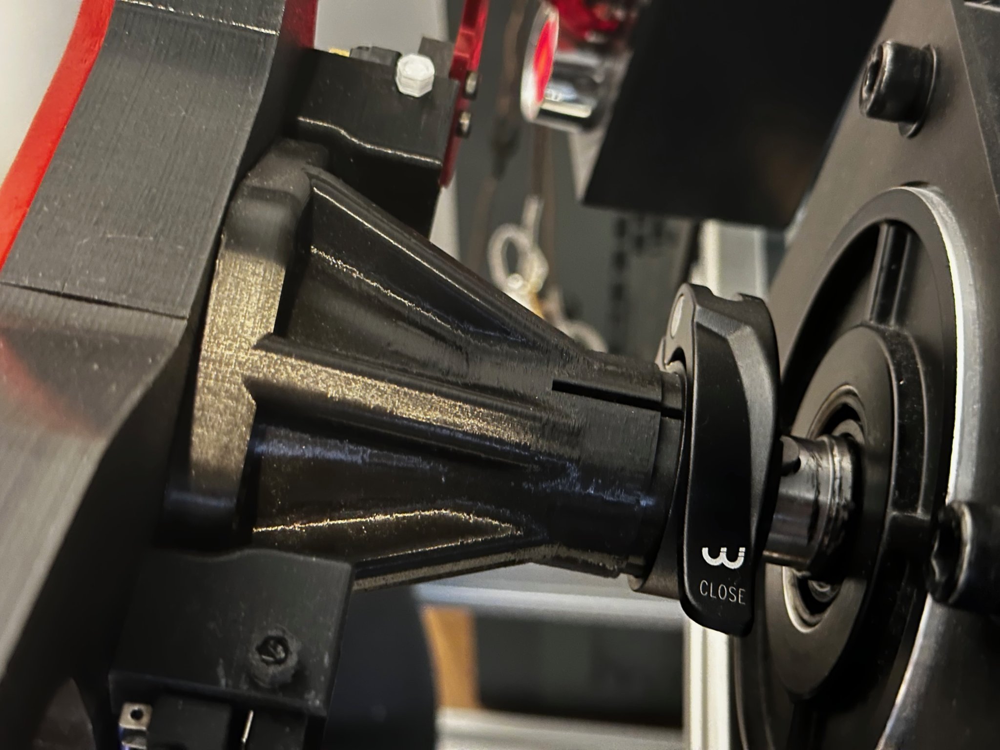 Kẹp xe đạp QR cho bánh xe 70 mm gắn trên VRS DFP