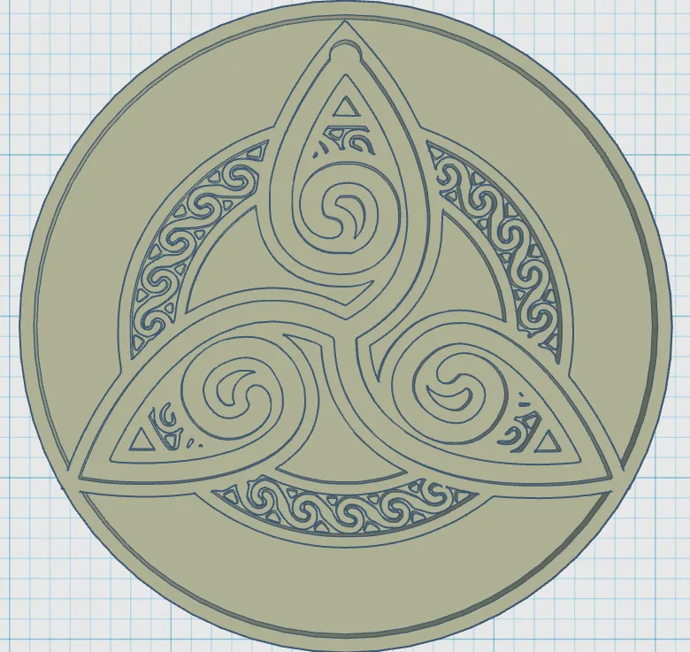 Biểu tượng Viking trên đế lót ly 22