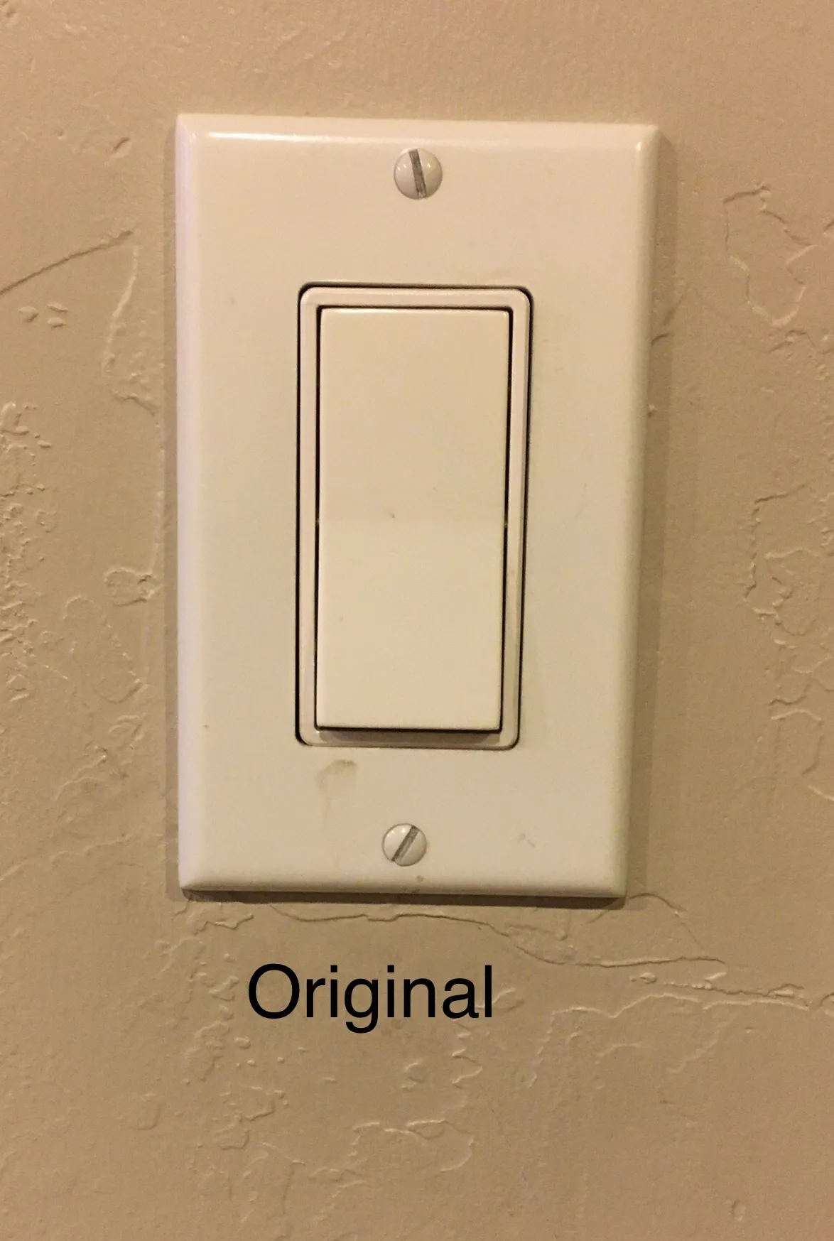 Bảng mặt công tắc ánh sáng thay thế cho công tắc hình chữ nh...