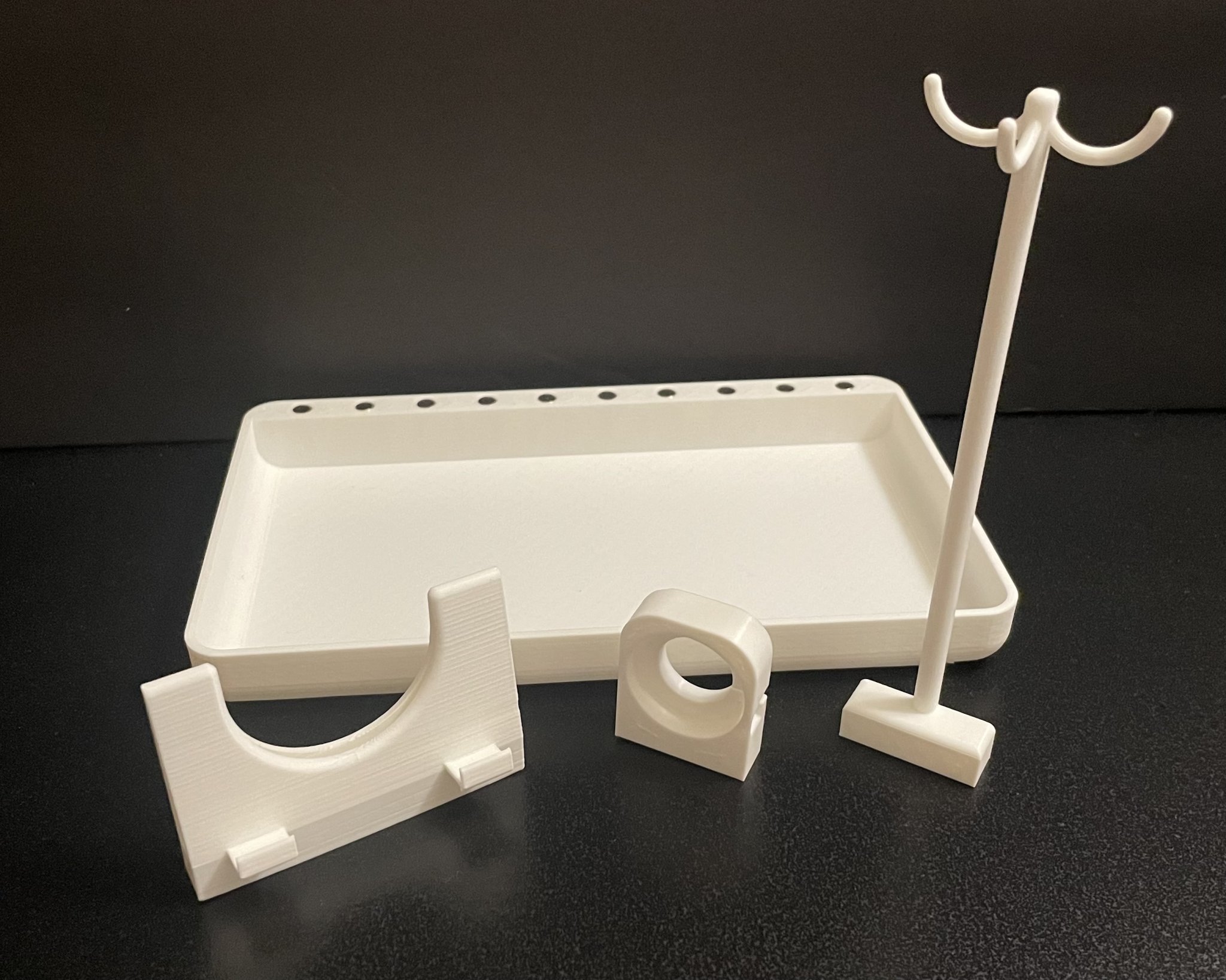 Khay du lịch đa năng Bedside Buddy giữ đồ cá nhân an toàn