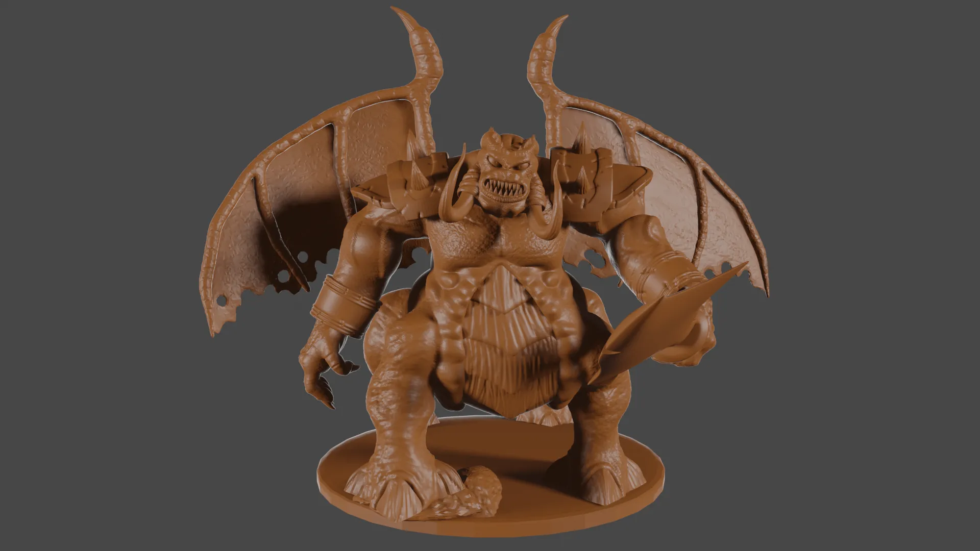 Mô hình Pitlord trong phong cách Warcraft cho DnD