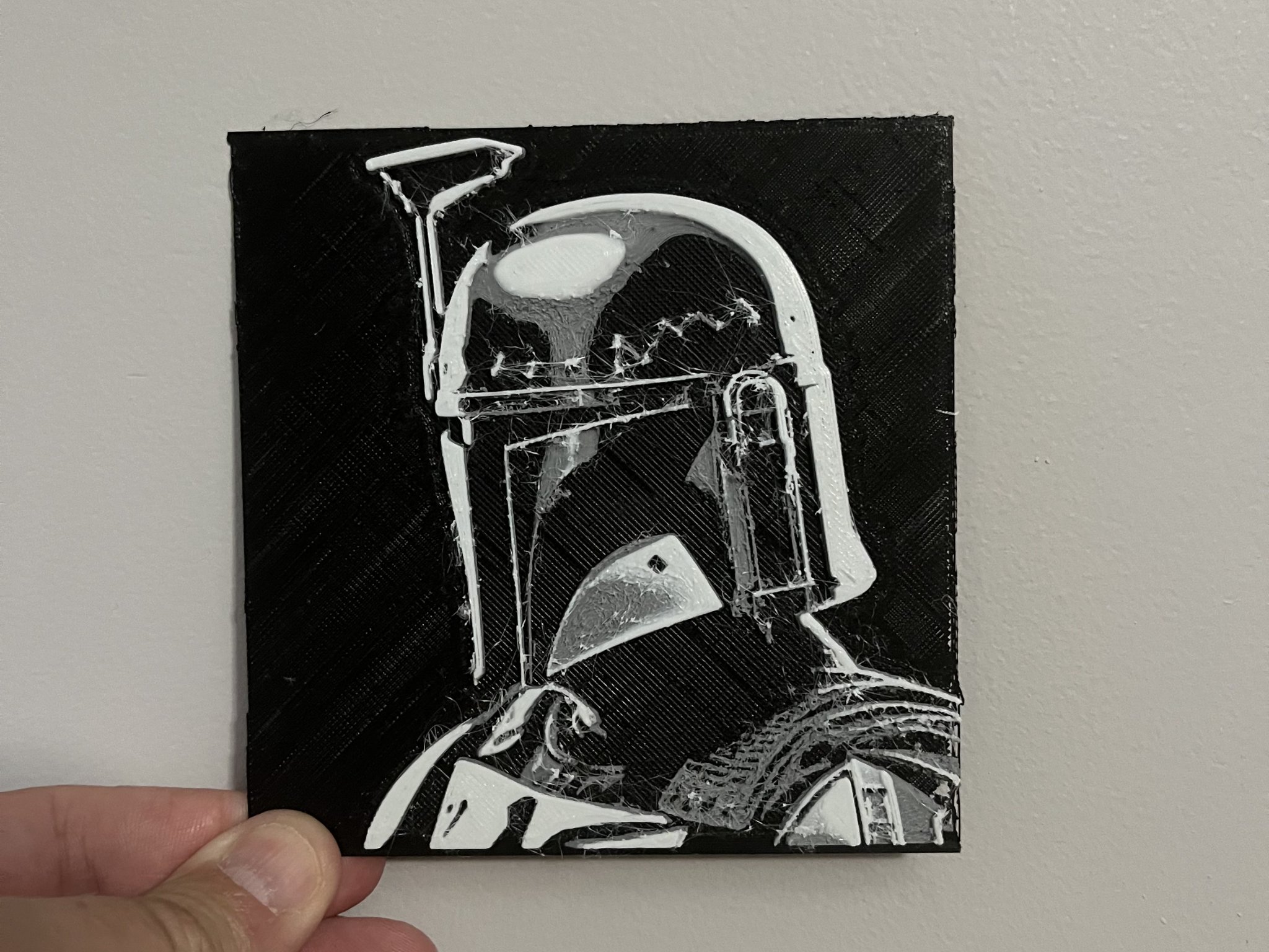 Hình ảnh Boba Fett tạo ra từ AI bằng phần mềm HueForge