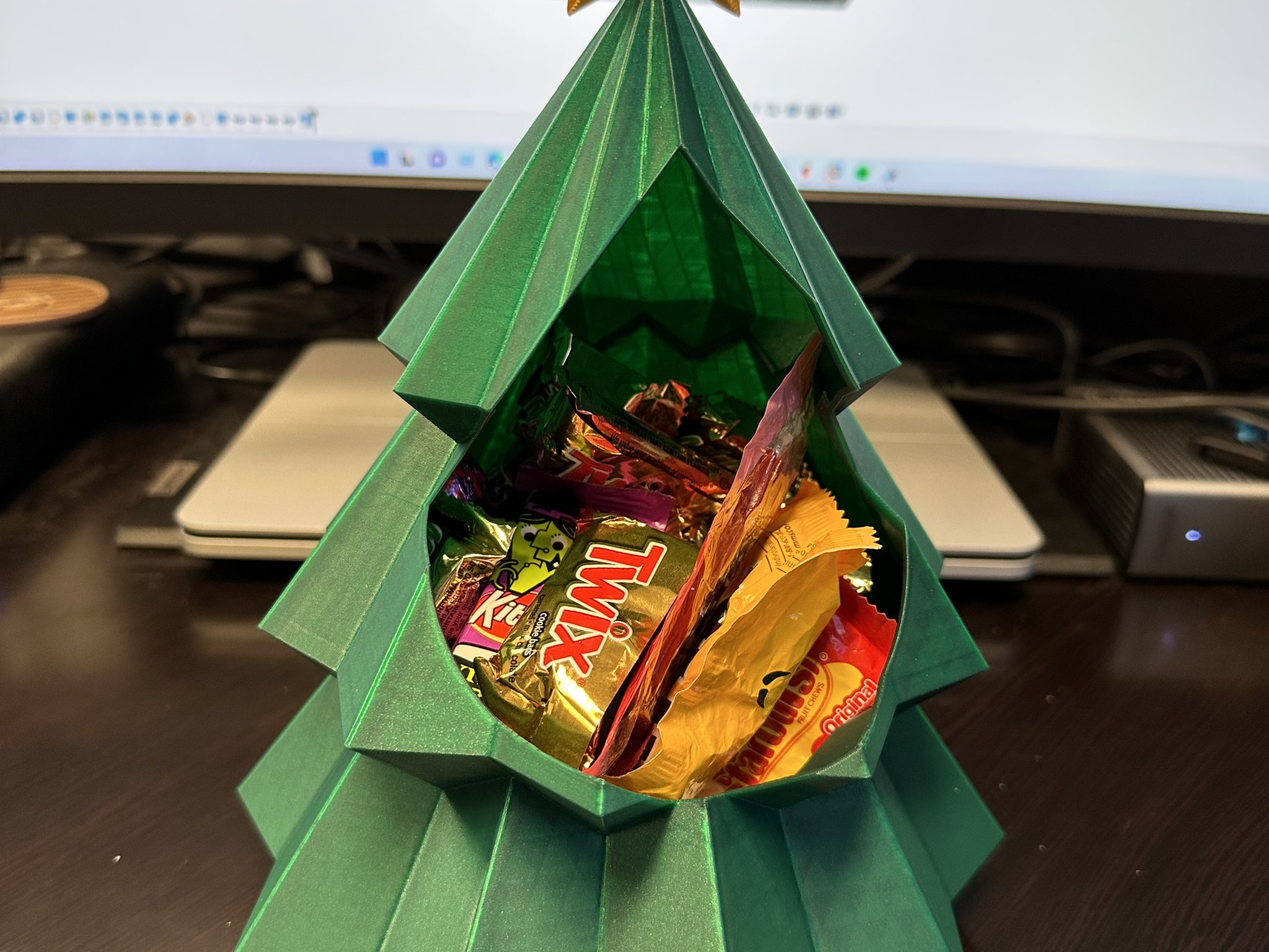 Bát kẹo hình cây thông Giáng Sinh v2