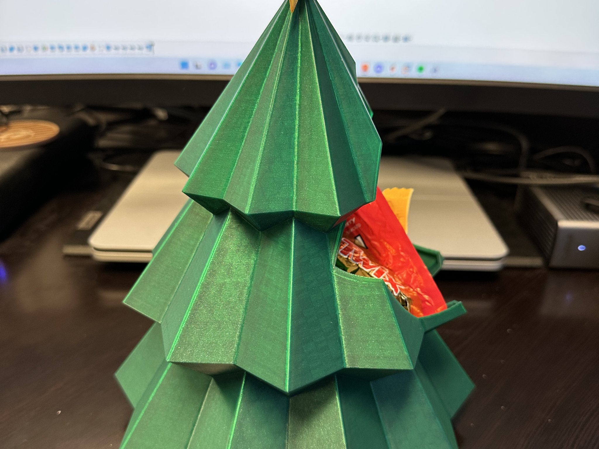 Bát kẹo hình cây thông Giáng Sinh v2