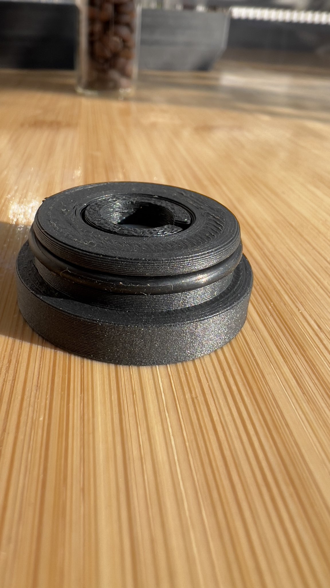 Nắp ống đựng hạt cà phê với van một chiều