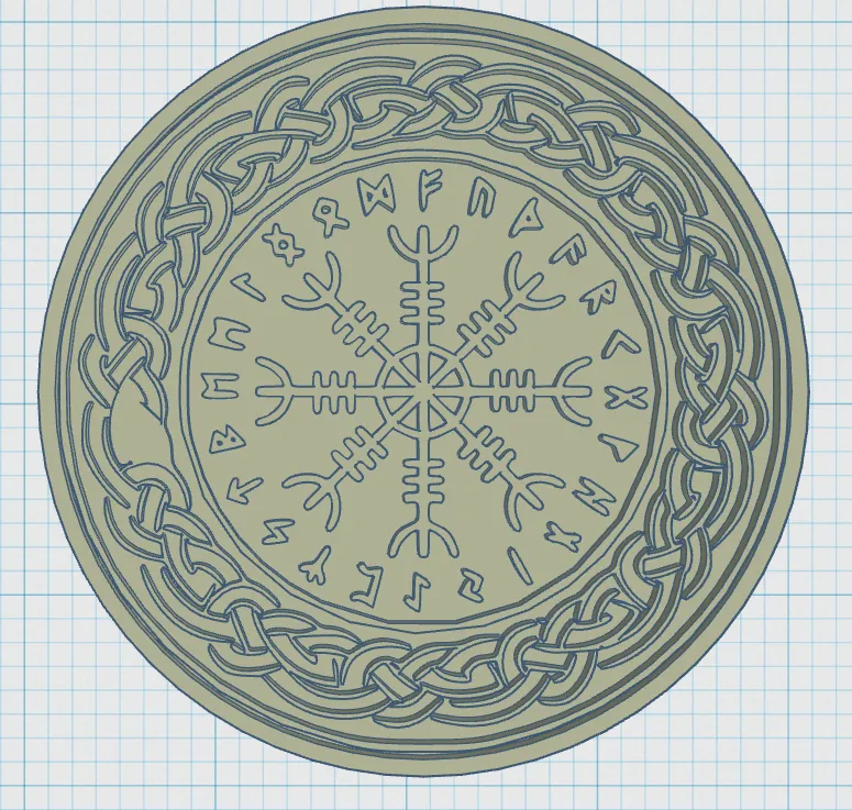 Đế lót ly với biểu tượng Viking độc đáo