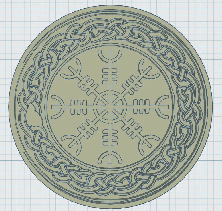 Đế lót ly biểu tượng Viking 09