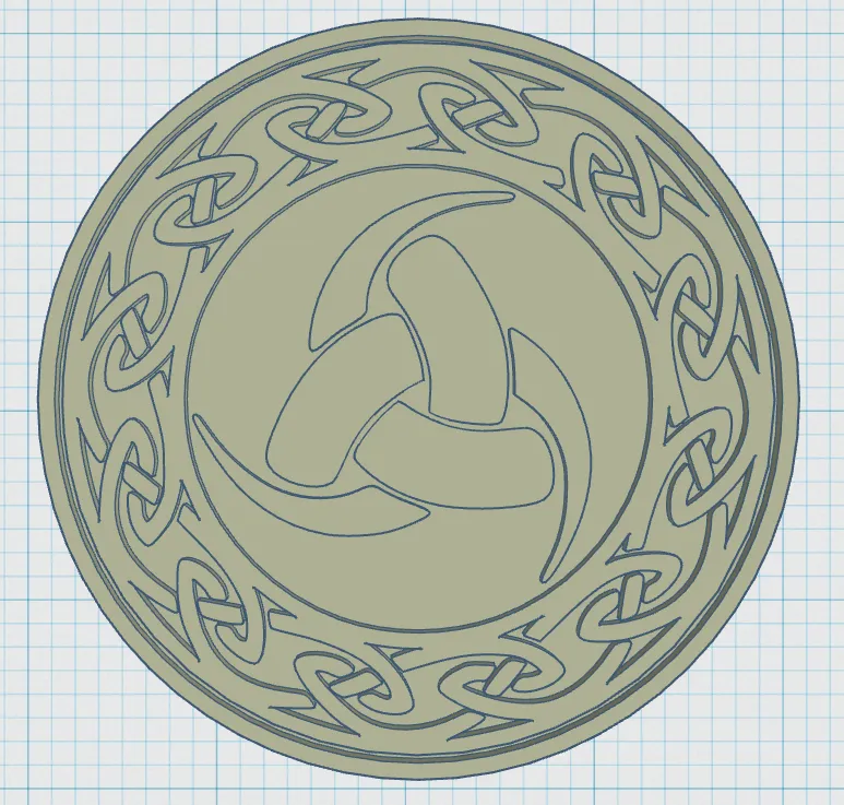 Đế lót ly với biểu tượng Viking 05