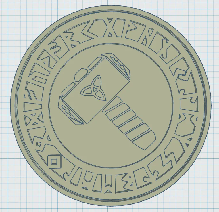 Đế lót ly biểu tượng Viking 06