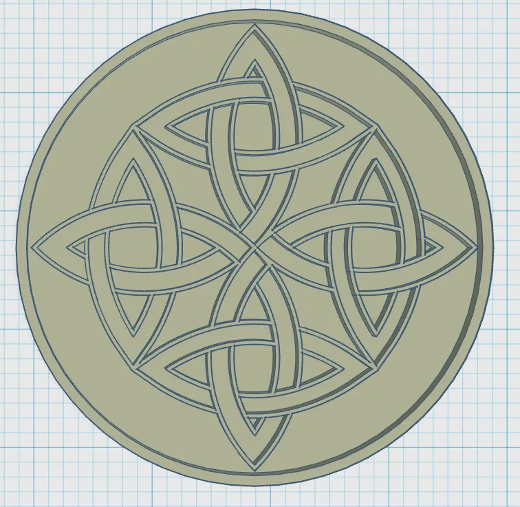 Đế ly phong cách Celtic 10