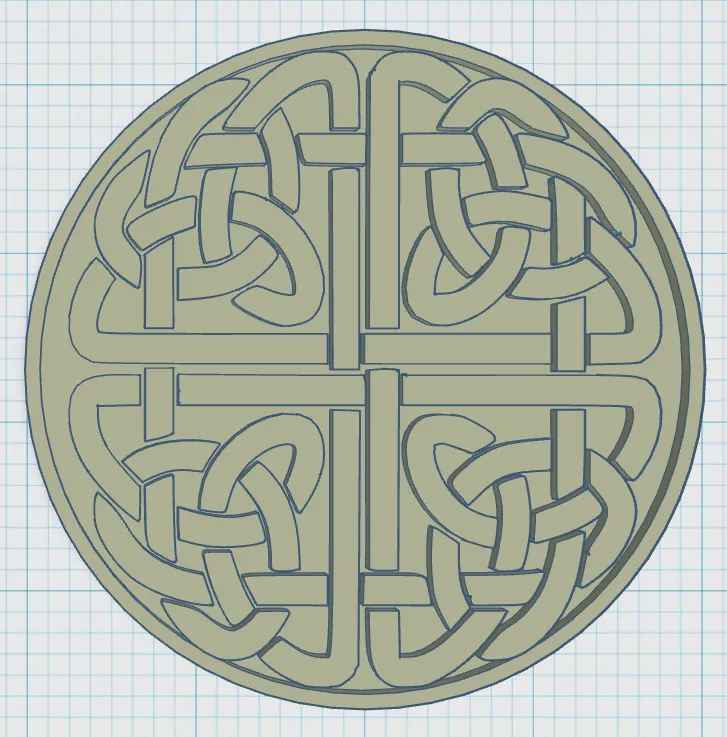 Đế lót ly phong cách Celtic độc đáo 9