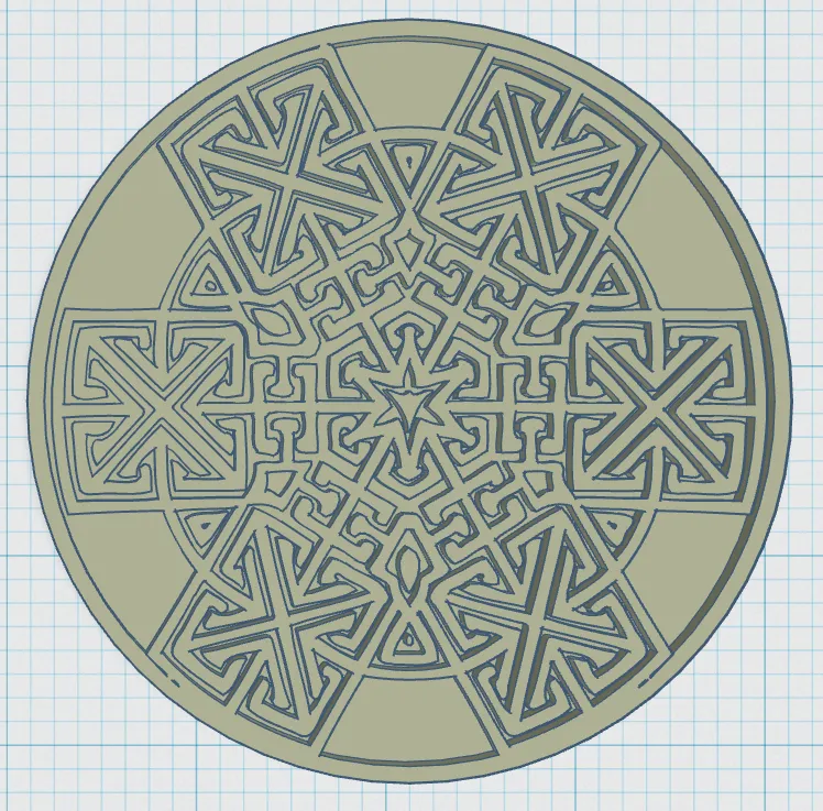 Đế lót ly phong cách Celtic 6