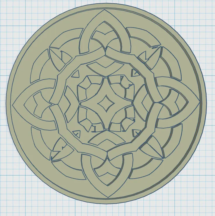 Đế ly phong cách Celtic độc đáo 5