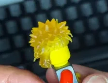 Tóc Naruto bằng Lego