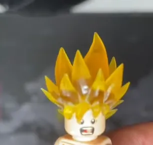 Tóc Goku siêu saiyan xanh và Broly từ Dragon Ball