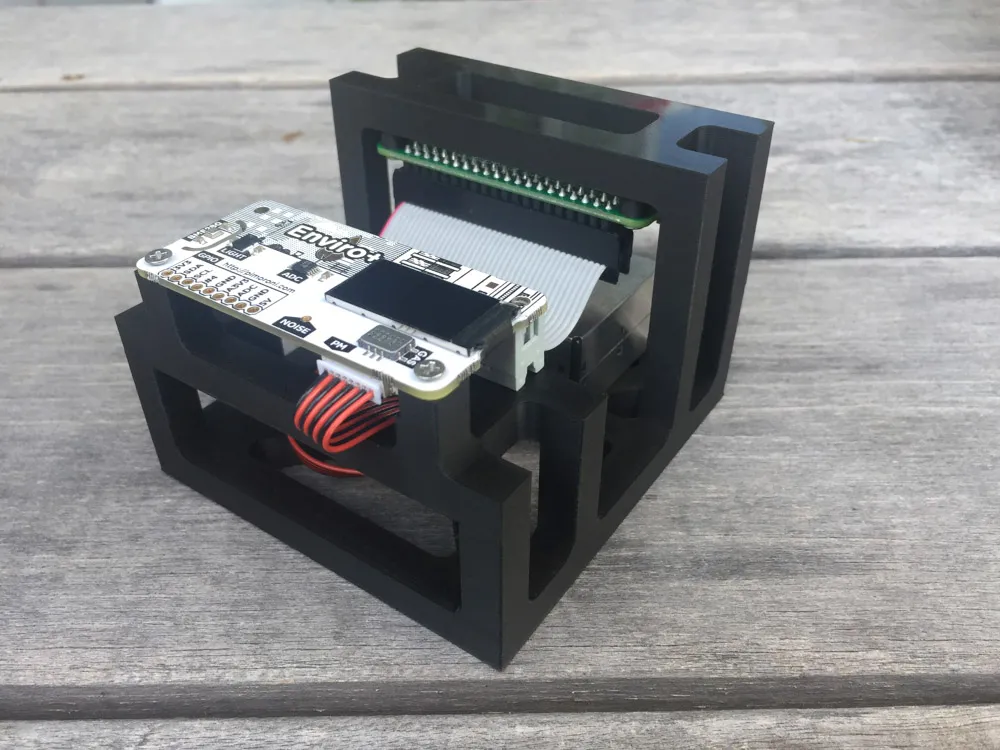 Khung gắn cảm biến môi trường Enviro+ và PMS5003 cho Raspberry Pi ...