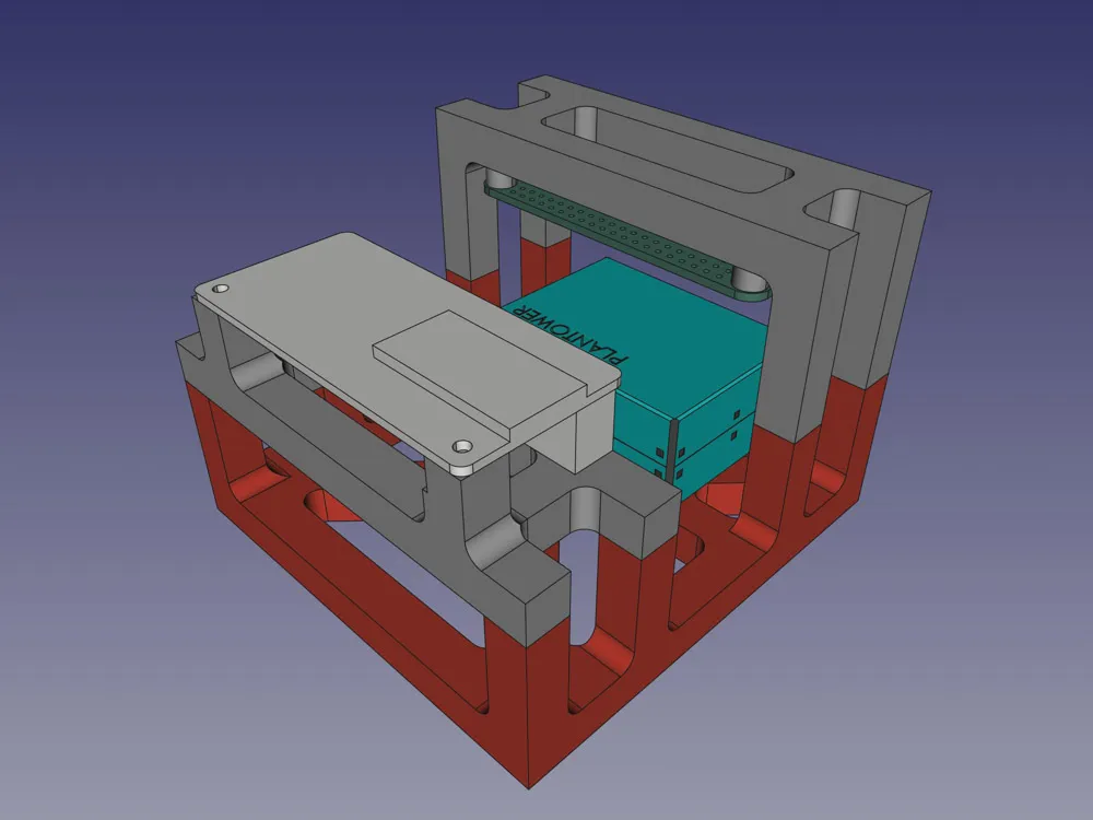 Khung gắn cảm biến môi trường Enviro+ và PMS5003 cho Raspberry Pi ...