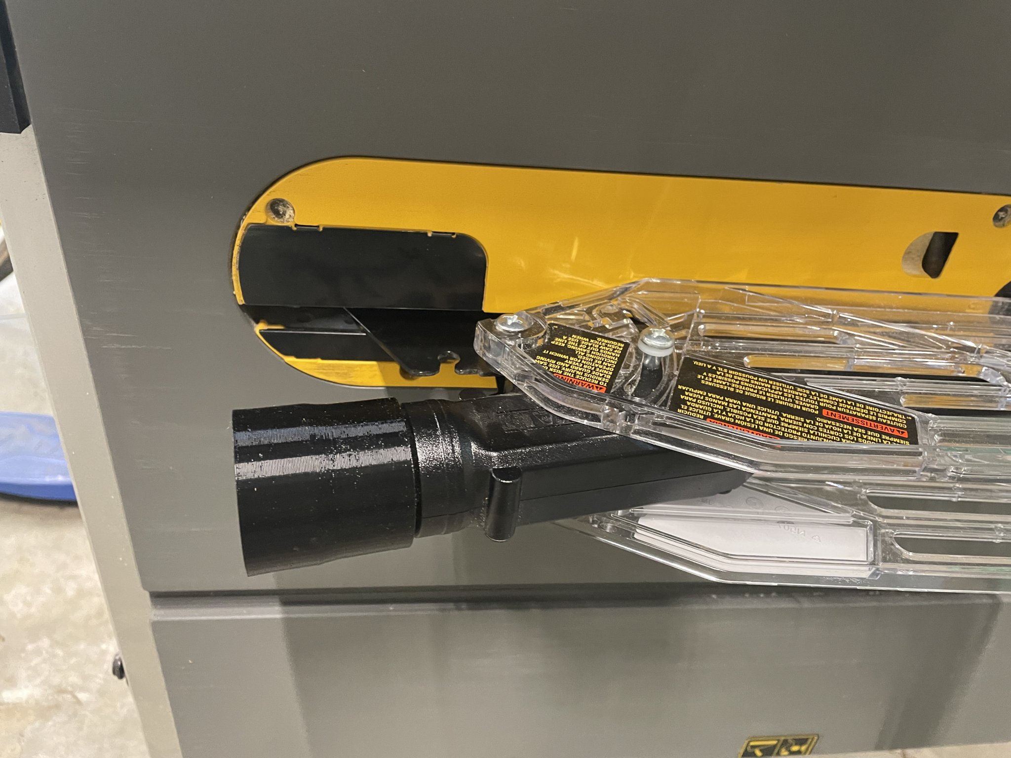 Bộ chuyển đổi thu gom bụi cho máy cắt miter và máy cưa bàn