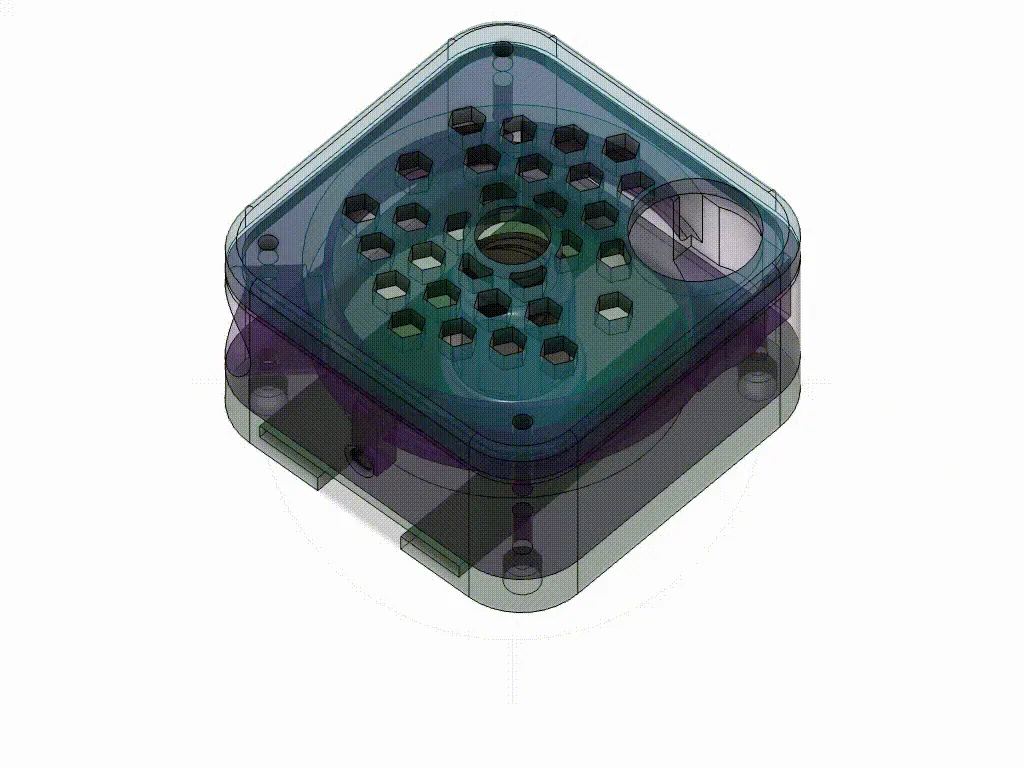 Vỏ PTT với điều chỉnh âm lượng cho thiết bị điện tử