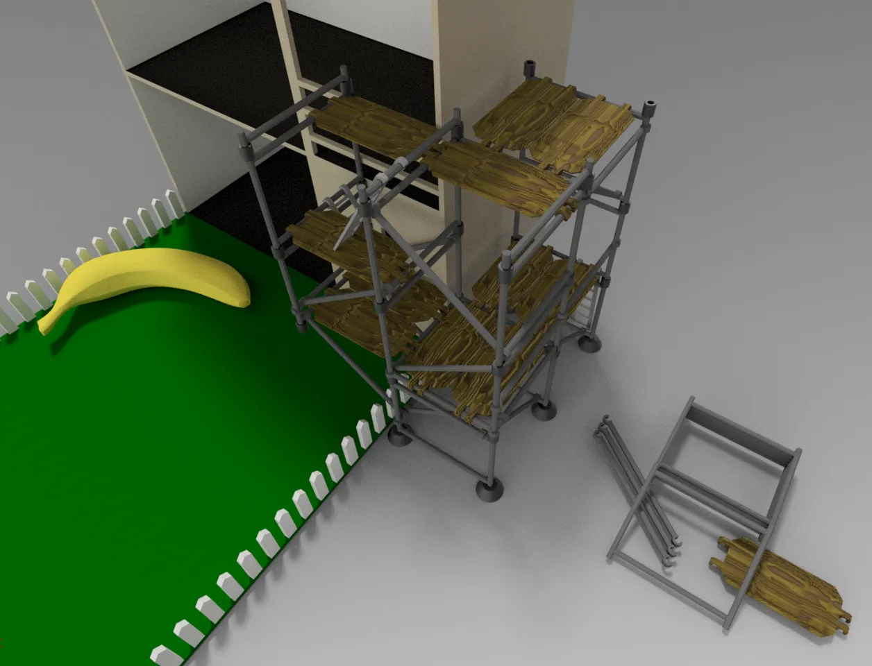 Giàn giáo mini cho đồ chơi và nội thất bàn làm việc